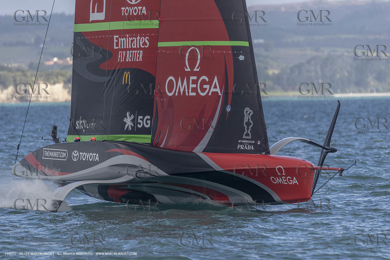 10 12 2020 - Auckland (NZL) - 36th America's Cup - Practice Sessions - Day 2 - Emirates Team New Zealand