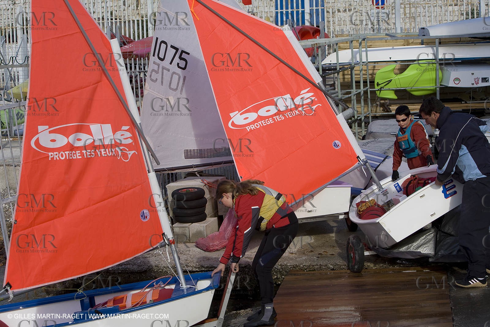 06 02 2008 - Nice (FRA, 06) - Ecole de voile de Nice - Optimist