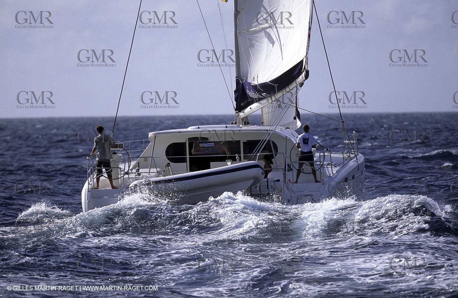 Cruising multihull sailing