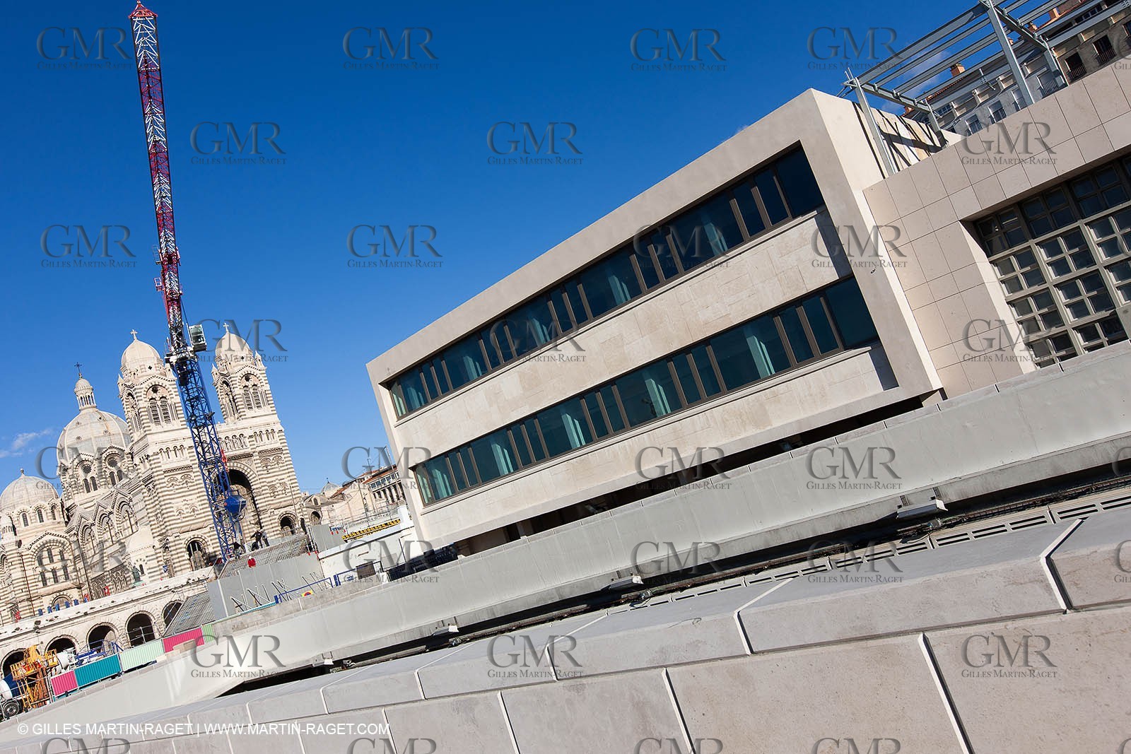 11 01 2013 - Marseille (FRA,13) - Marseille Provence 2013, Capitale européenne de la Culture, Ewplanade du J4, MUCEM et Villa Méditerrannée