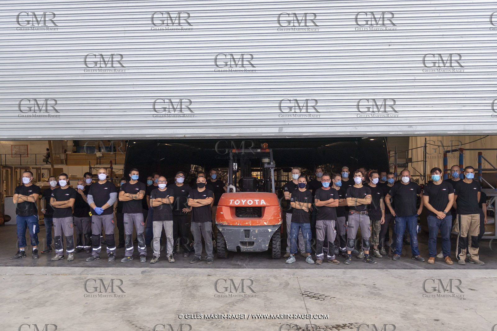 21 07 2020, La Grande Motte (FRA), Gunboat, Gunboat 68 SeaTilt out of the shed