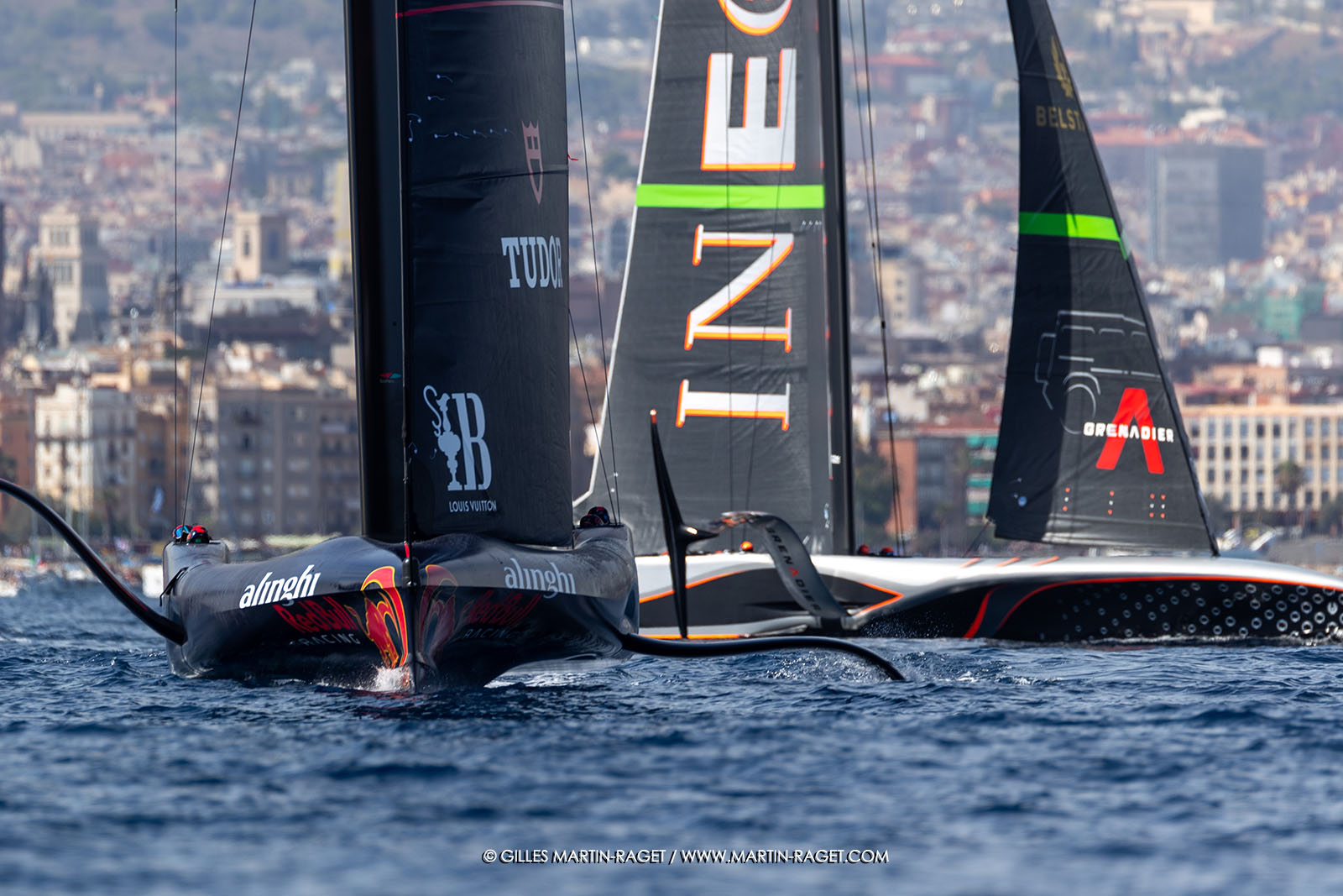 16 09 2024, Barcelona (ESP), 37th America's Cup, Louis Vuitton Cup Semi-final, Race Day 3