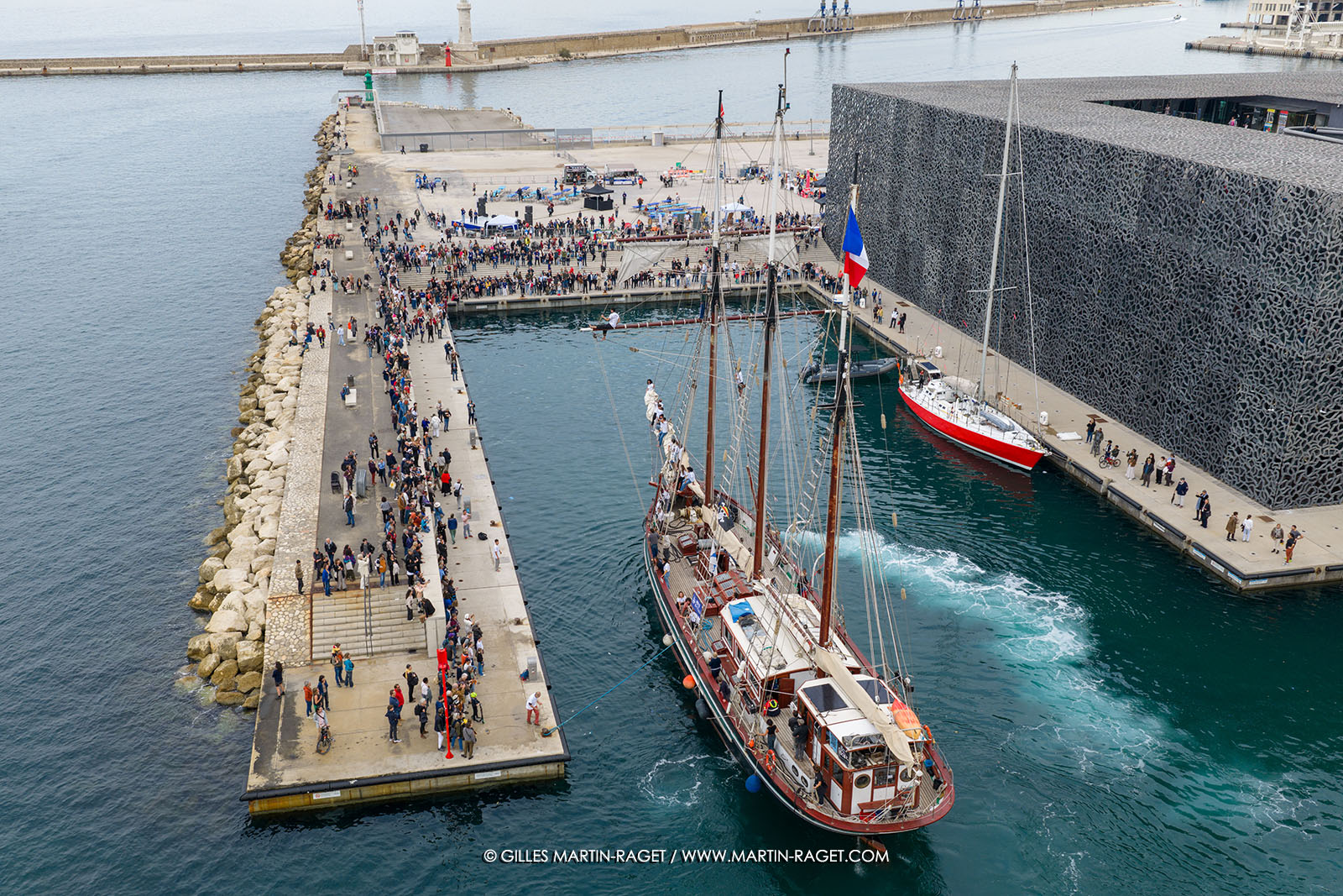 25 10 2025, Marseille (FRA), MED25 - Armada pour la Paix - Arrivée du Bel Espoir à Marseille