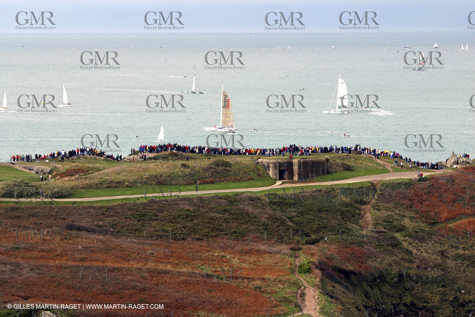 Route du Rhum 2002 - Saint Malo - Départ des Trimarans 60 pieds ORMA