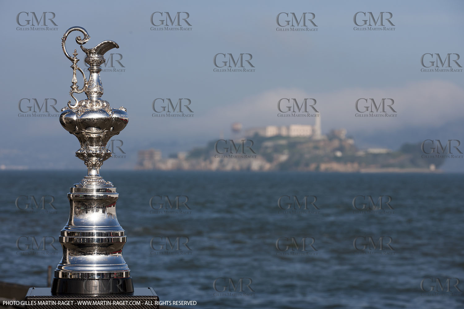 04 01 2011 - San Francisco (USA, CA) - 34th America's Cup - The America's Cup in San Francisco - Alcatraz Island