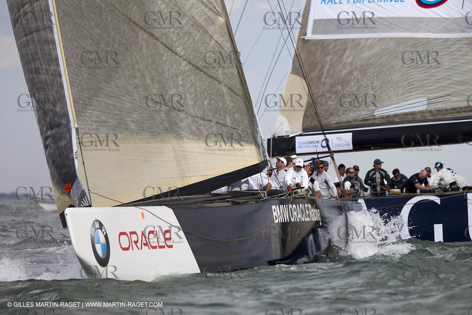 02 08 2010 - Cowes (UK, IOW) - The 1851 Cup -  BMW ORACLE Racing - Training Day.