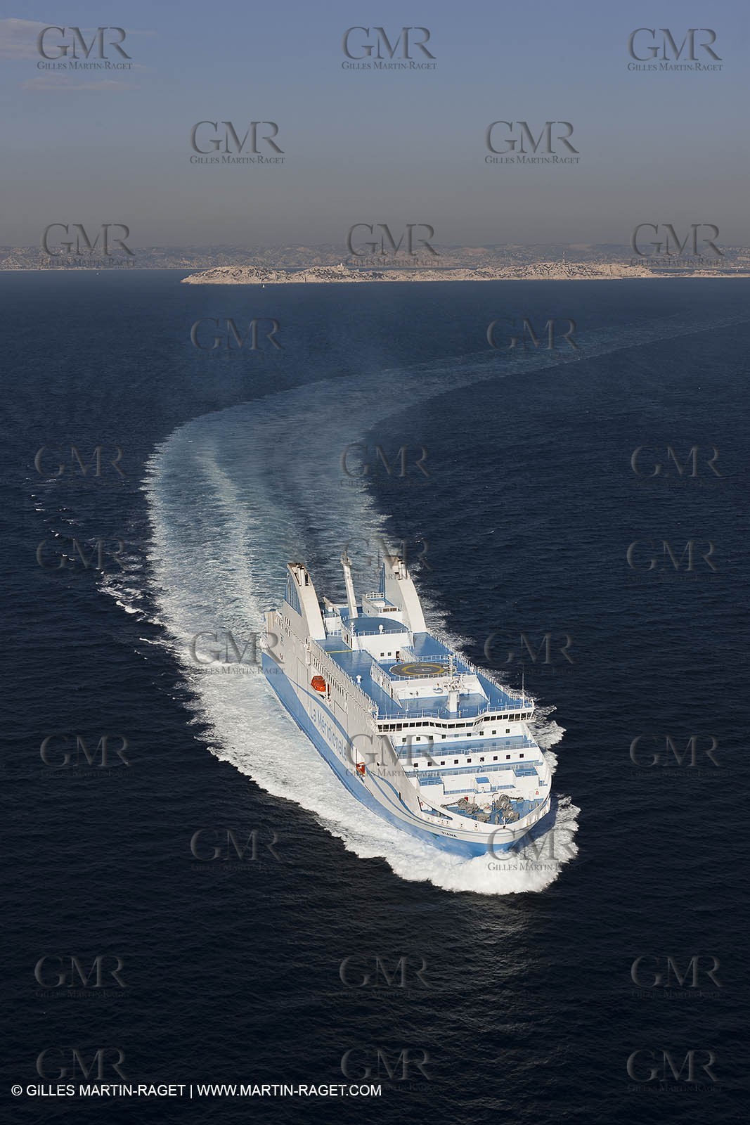 14 01 2012 - Marseille (FRA,13) - La Meridionale shipping company - the Piana off Marseille and the Calanques