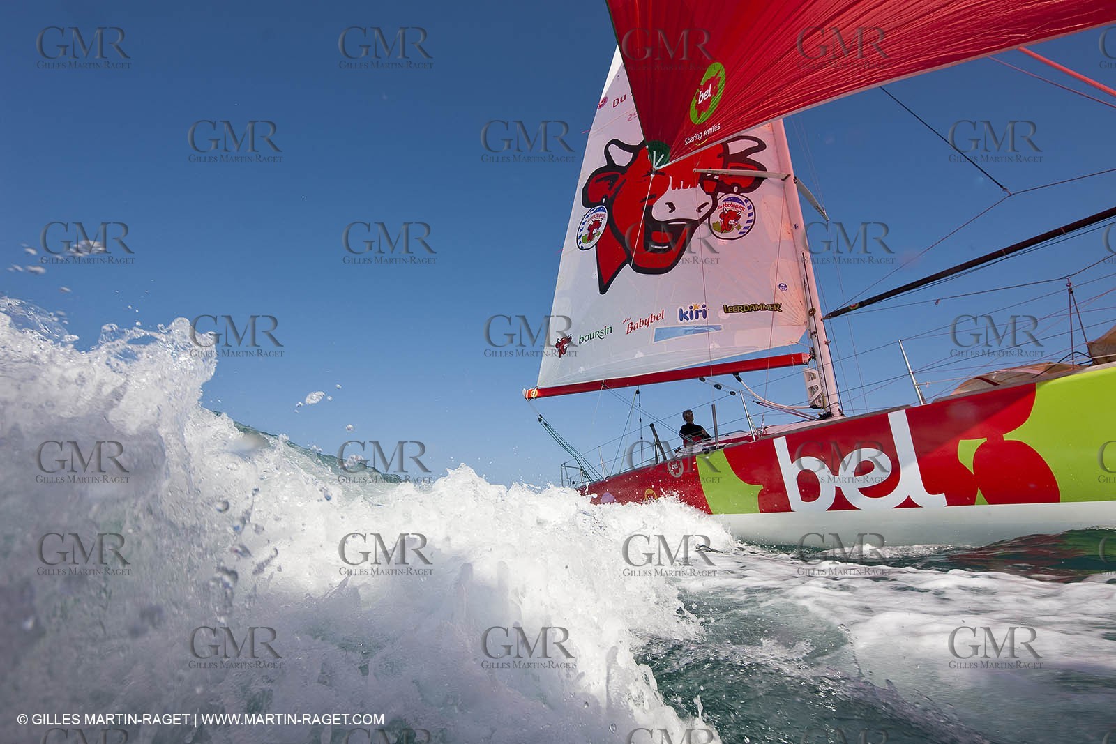 13 03 2010 -  La Grande Motte   Port Camargue (FRA) - Groupe Bel - Kito de Pavant   Sebastien Audigane training for Transat AG2R