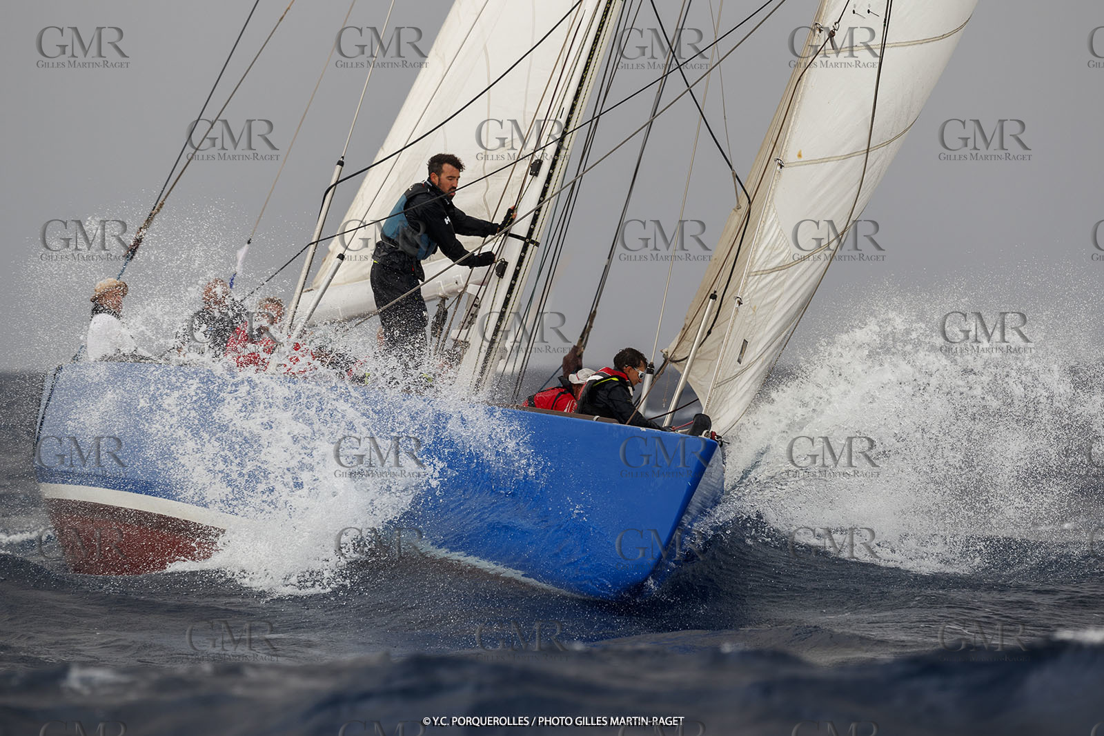 19 06 2024, Porquerolles Island (FRA), Championnat du monde des 12 m JI 2024, Race Day 1