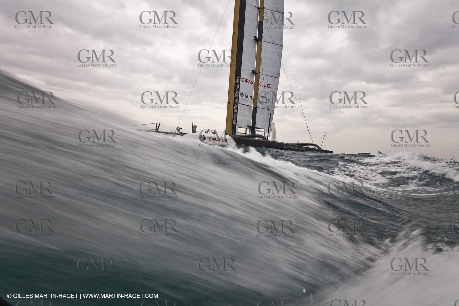 23 01 2010 - Valencia (ESP) - 33rd America's Cup - BMW ORACLE Racing - Valencia training - Day 4