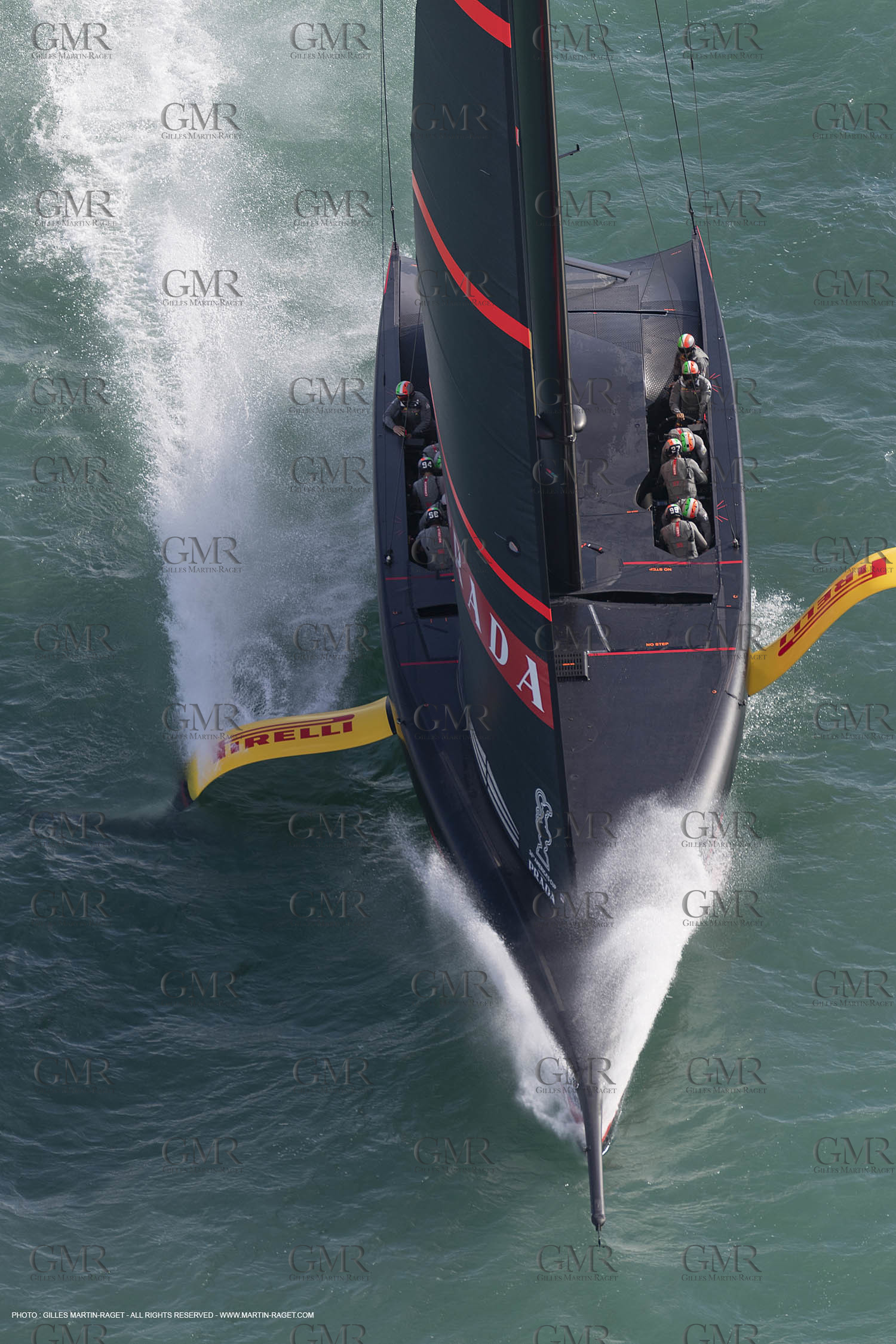 10 12 2020 - Auckland (NZL) - 36th America's Cup - Practice Sessions - Day 2 -Luna Rossa Prada Pirelli Team