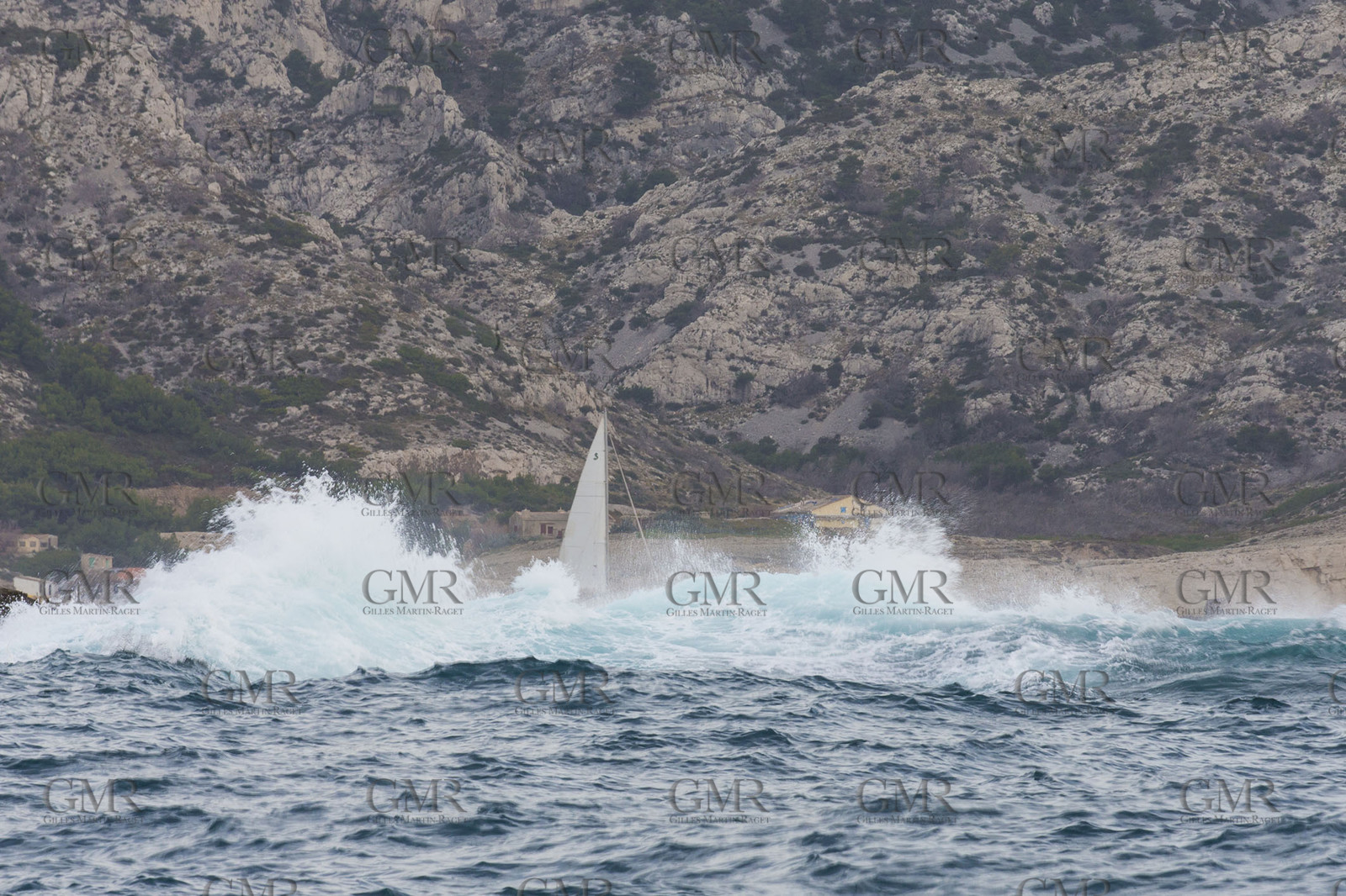 08 01 2016, Marseille (FRA, 13), Cruising in winter in the Calanques