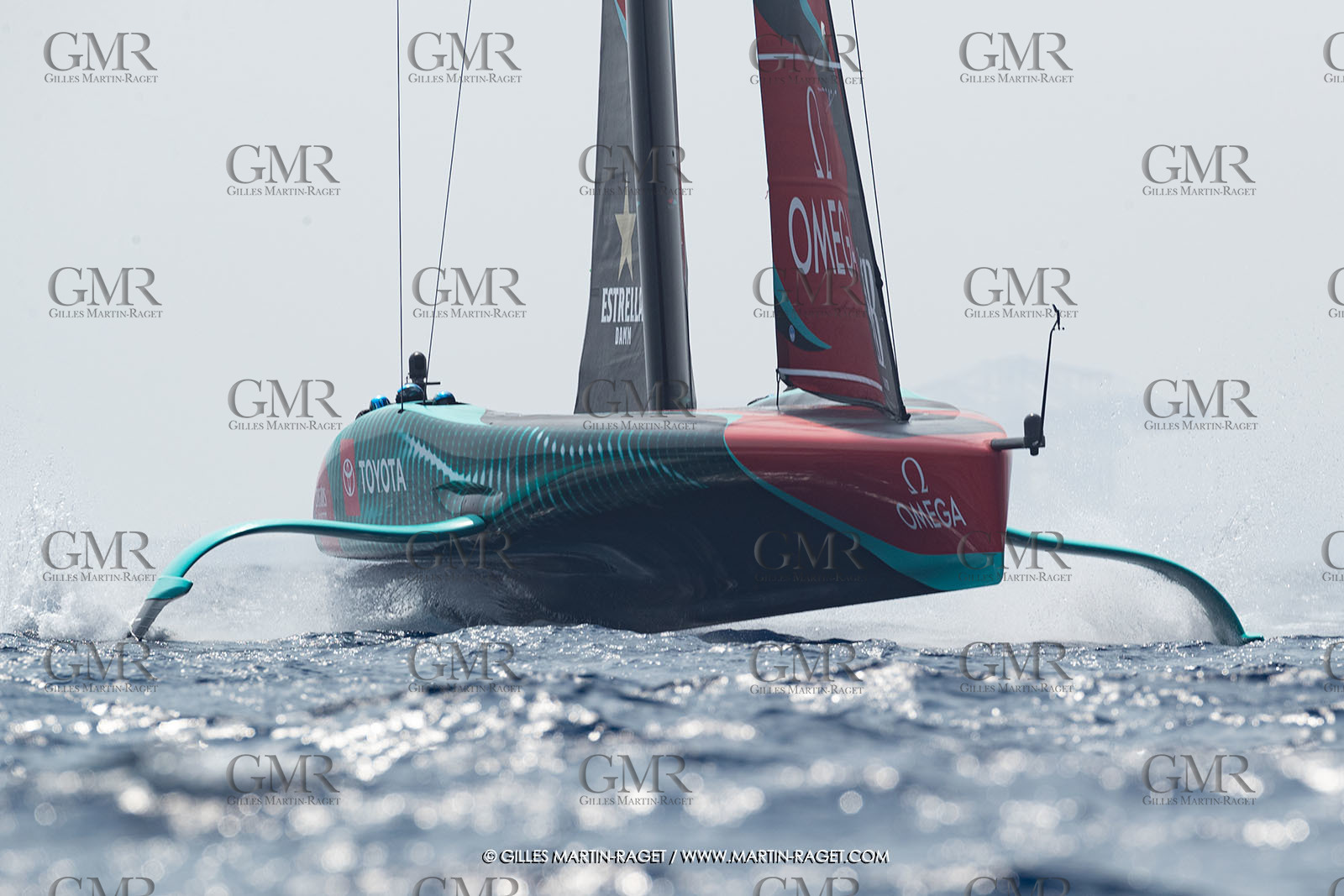 22 08 2024, Barcelona (ESP), Louis Vuitton 37th America's Cup, Louis Vuitton Preliminary Regatta, Race Day 1