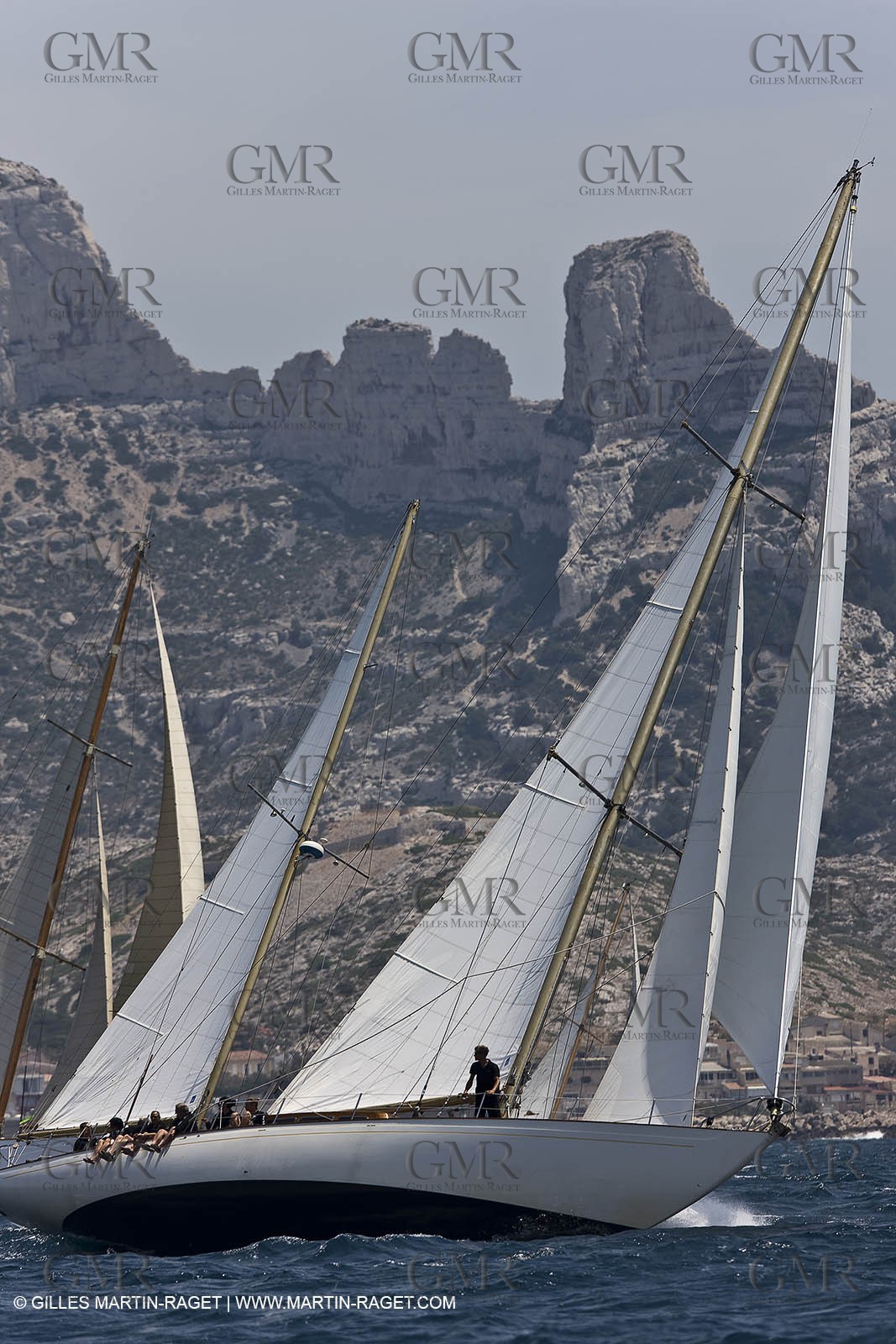 Sailing, Classic yachts, Voiles Vieux Port 2009, Marseille (FRA)