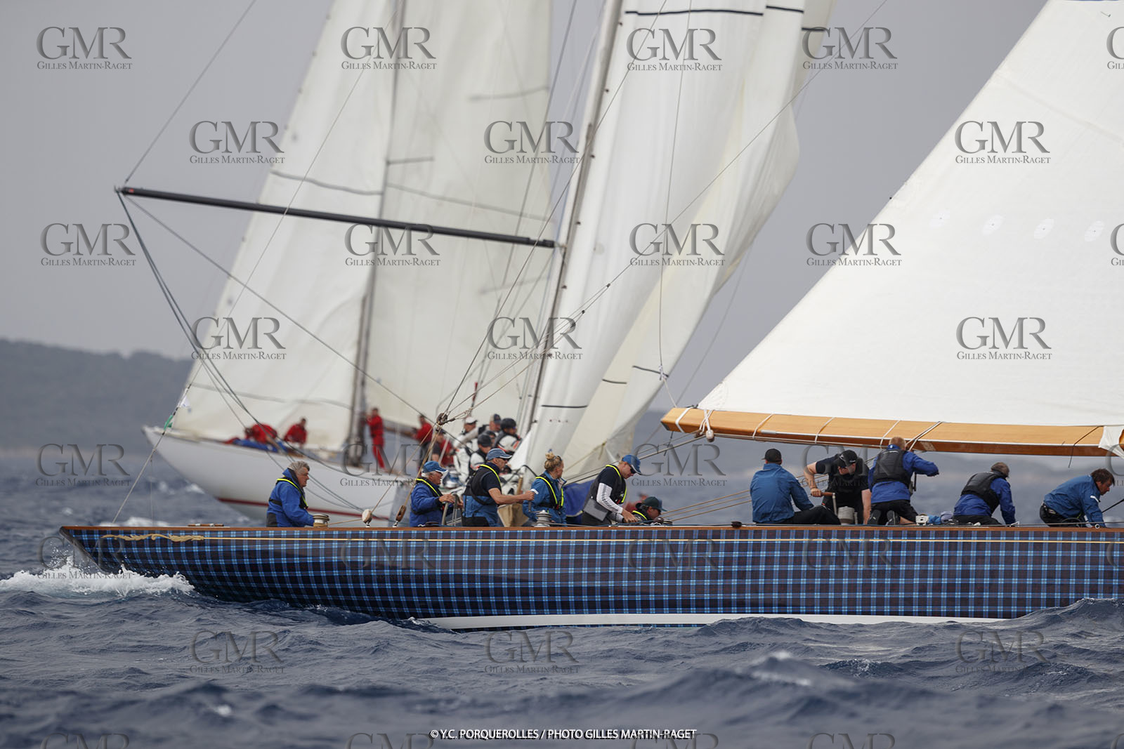 19 06 2024, Porquerolles Island (FRA), Championnat du monde des 12 m JI 2024, Race Day 1