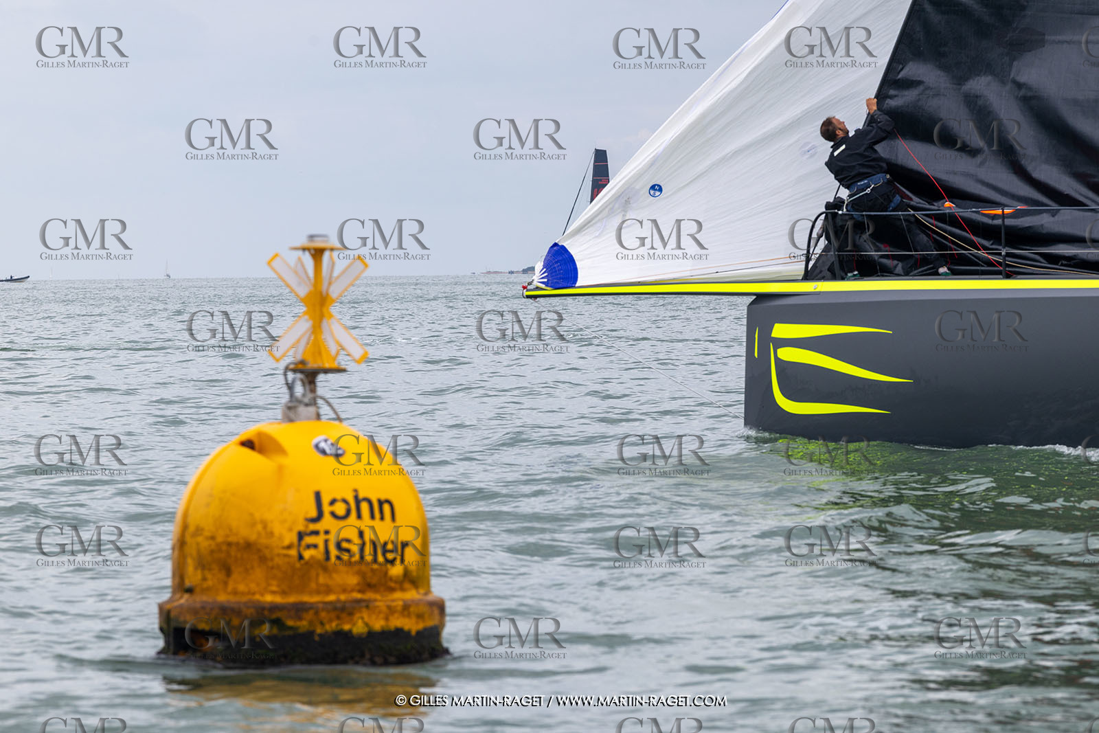 23 07 2025, Cowes (UK, IOW), Admiral's Cup 2025, Inshore racing Day 2, Django Wallyrocket 51, Yacht Club Costa Smeralda (ITA)