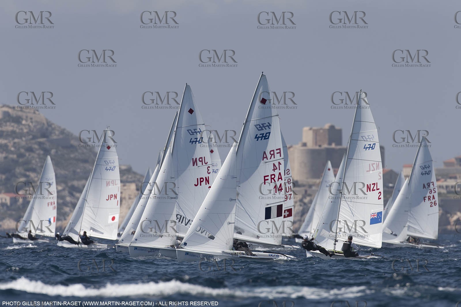 12 04 2015, Marseille (FRA), Yachting Club de la Pointe Rouge - Coupe Internationale de Printemps des 470, Final Day