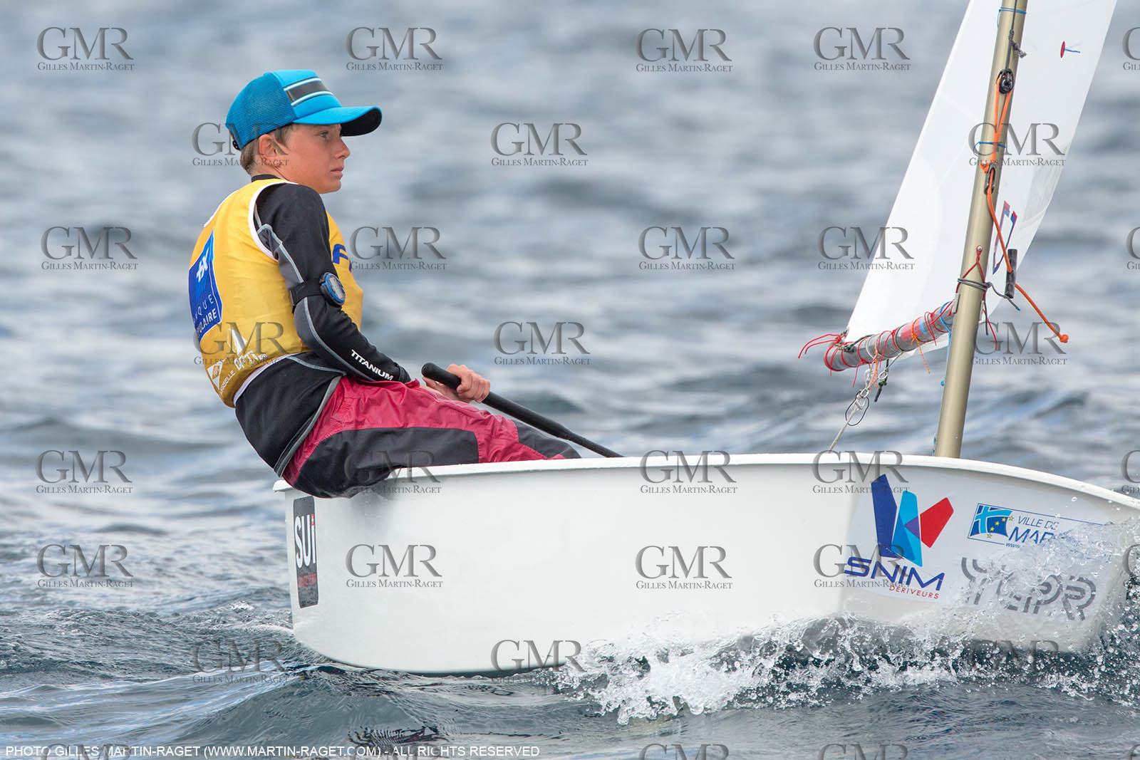 15 04 2016, Marseille (FRA,13), SNIM Dériveurs, Coupe Internationale de Printemps Optimist, Final Day