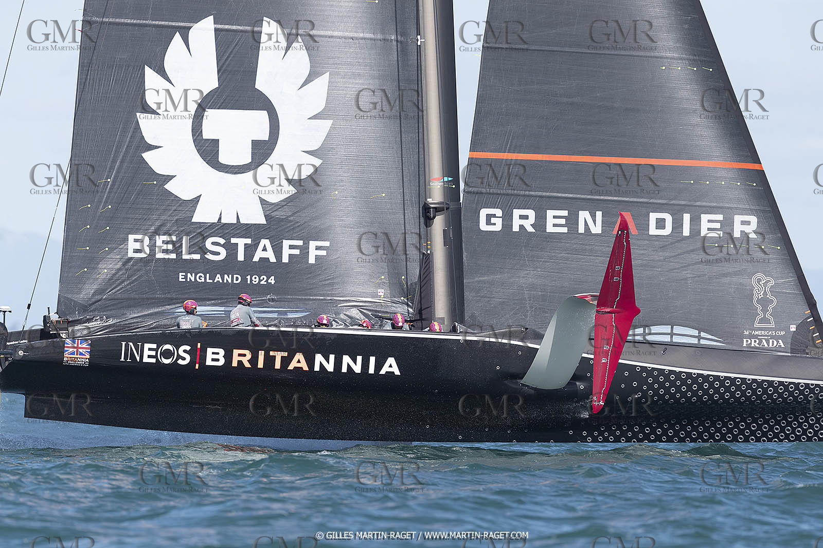 11 01 2021, Auckland (NZL), 36th America's Cup, Practice Racing