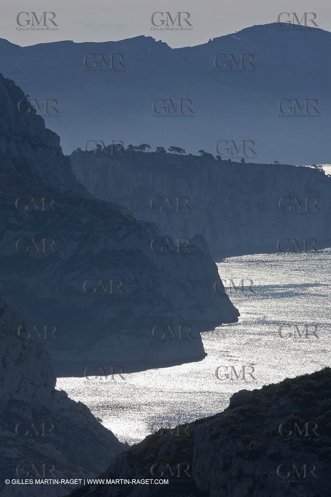 04 04 2009 - Marseille (FRA, 13) - Les Calanques as seen from the Baou Rond summit (Sormiou heights)