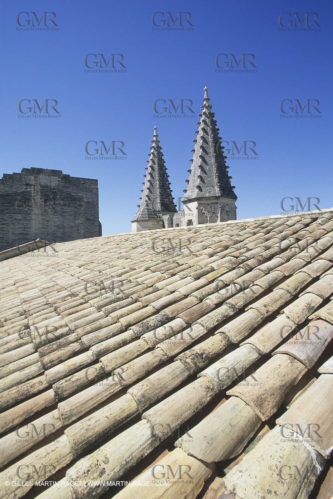 France, Provence, Avignon, Pope palace, Palais des Papes