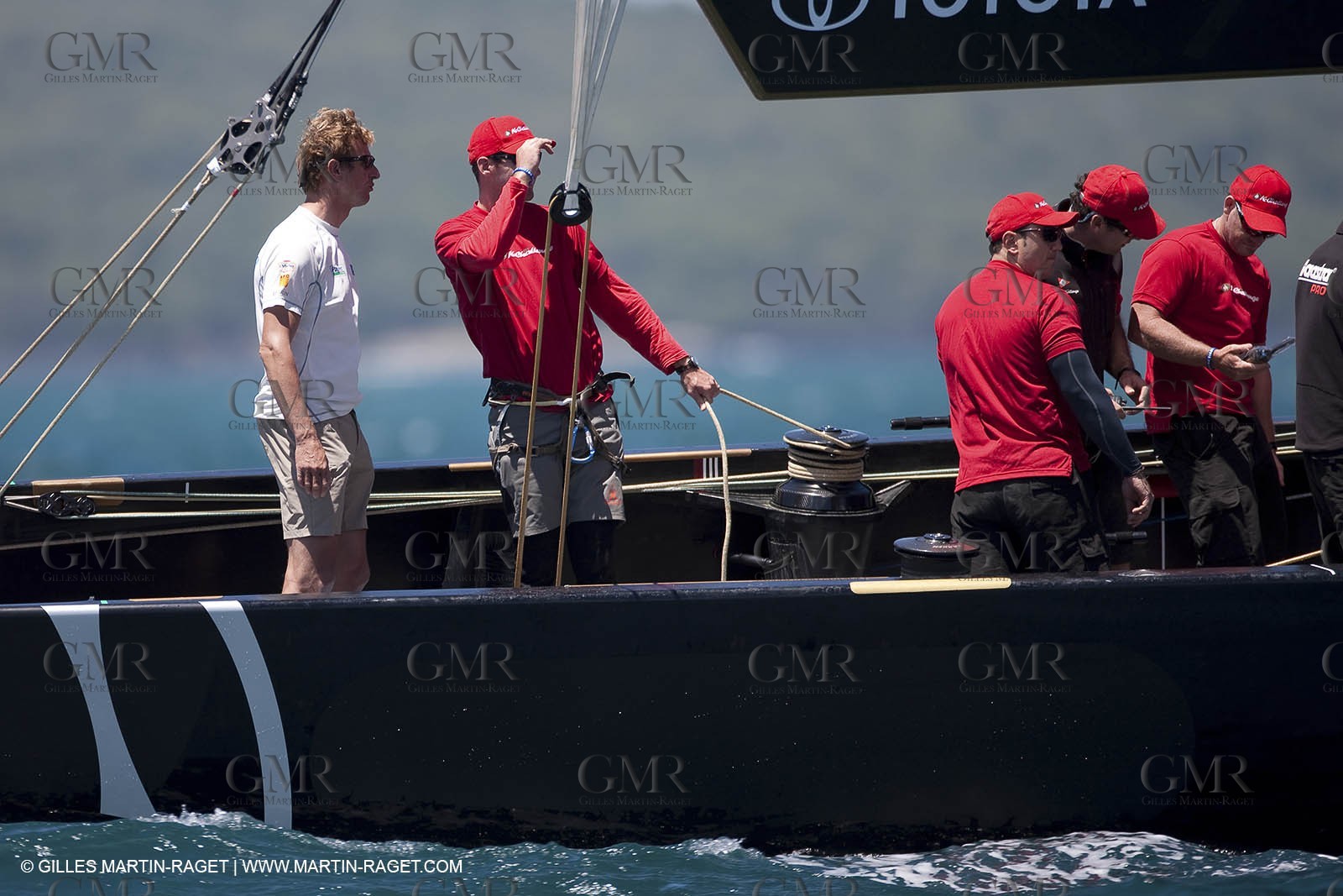 26 01 2009 - Auckland (NZL) - Louis Vuitton Pacific Series - BMW ORACLE Racing - Training