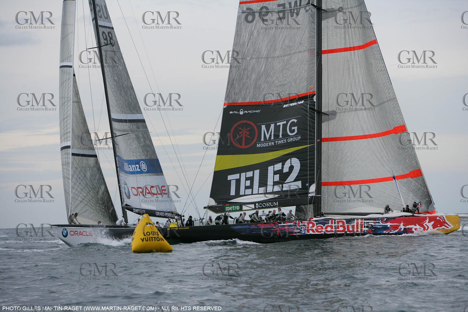 2 05 2007-Valencia (Spain)- 32nd America's Cup - Louis Vuitton Cup - RR2 - Day 4 - BMW ORACLE Racing
