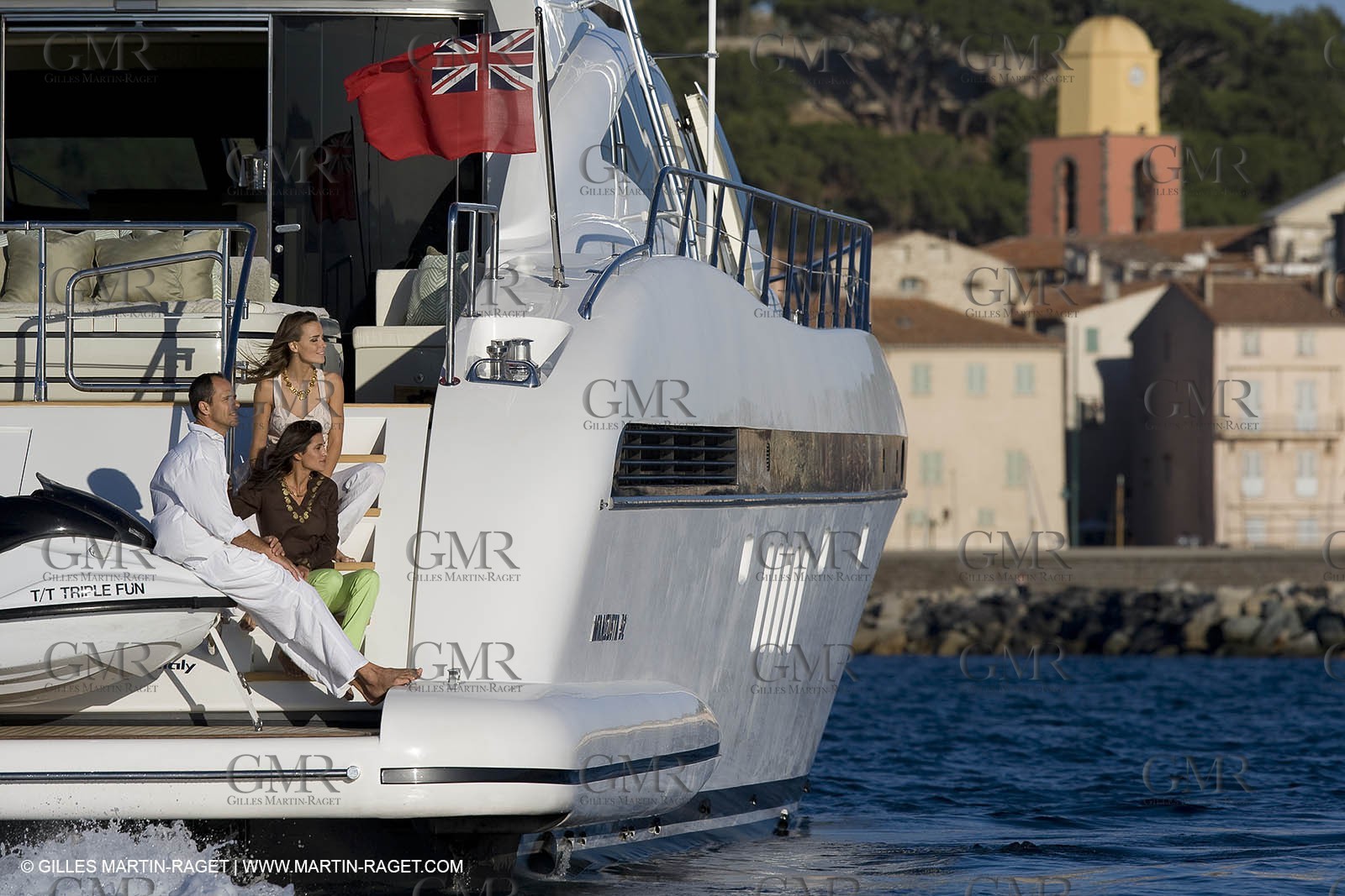 06 09 2007 - Saint Tropez (FRA, 83) - Superyachts - Motoryachts - Mangusta 92 Triple Fun in Saint Tropez