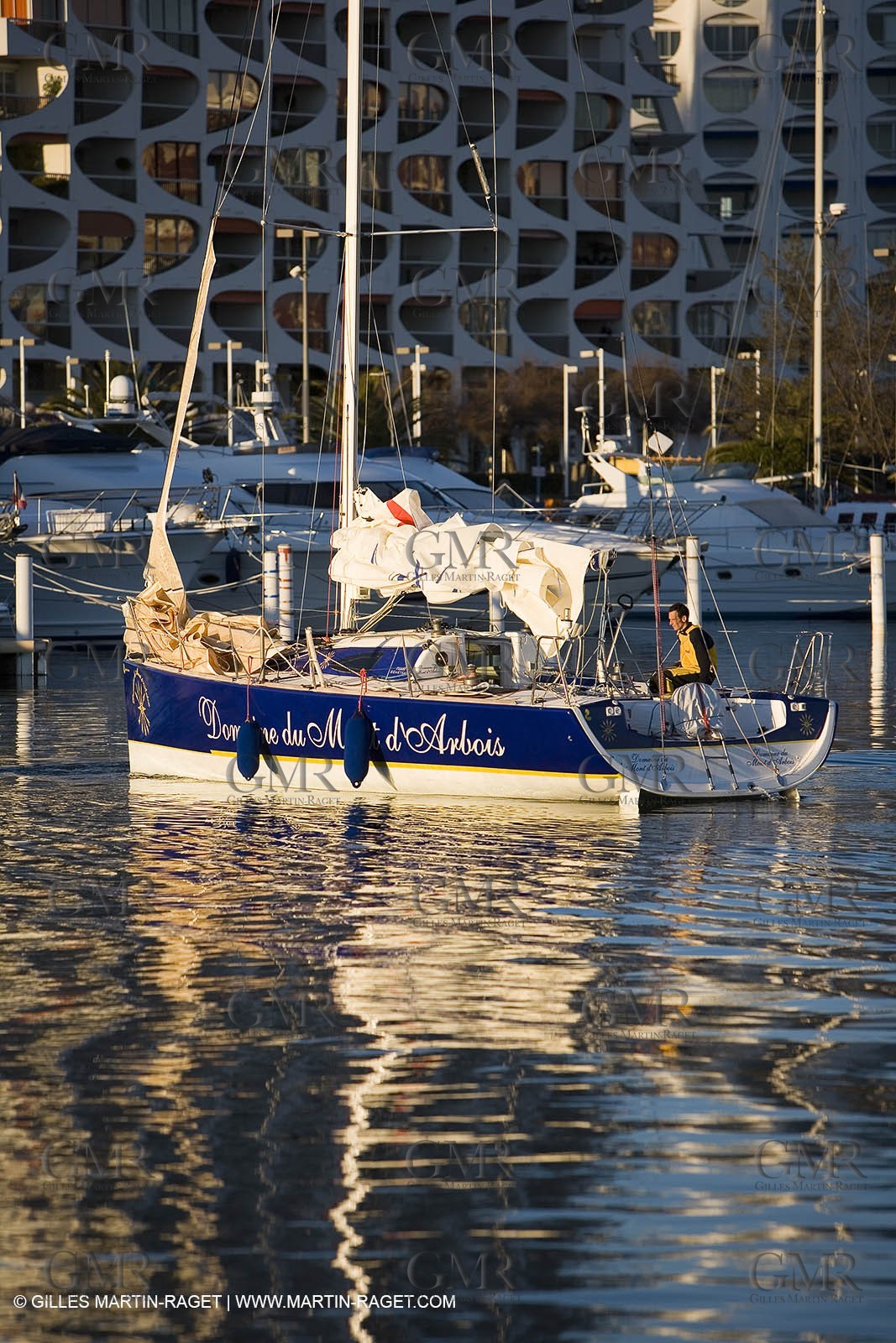 15 02 2007 - La Grande Motte (FRA) - Onedesign Figaro II - Thierry Duprey du Vorsent (Domaine de Monts d'Arbois)