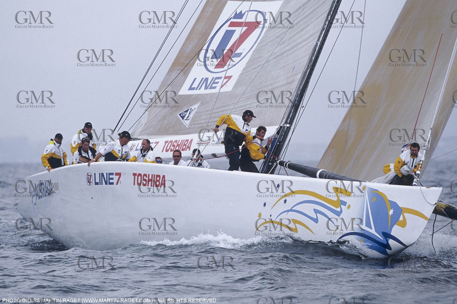 Sailing, Yacht Racing, America's Cup XXX, Auckland (NZL), 2000, Young Australia