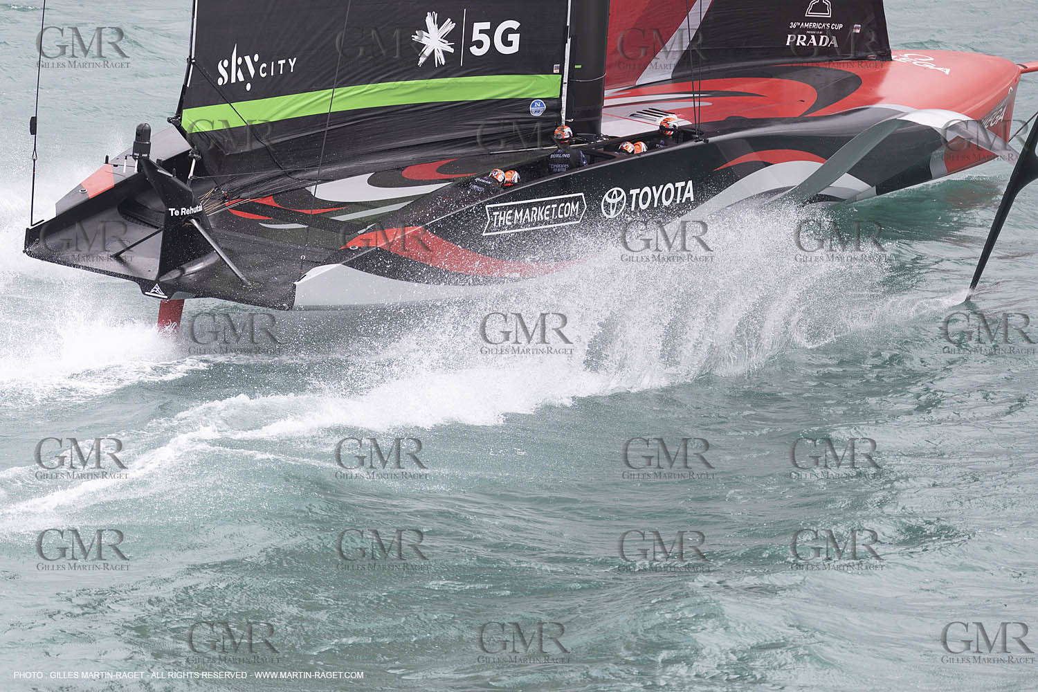 10 12 2020 - Auckland (NZL) - 36th America's Cup - Practice Sessions - Day 2 - Emirates Team New Zealand