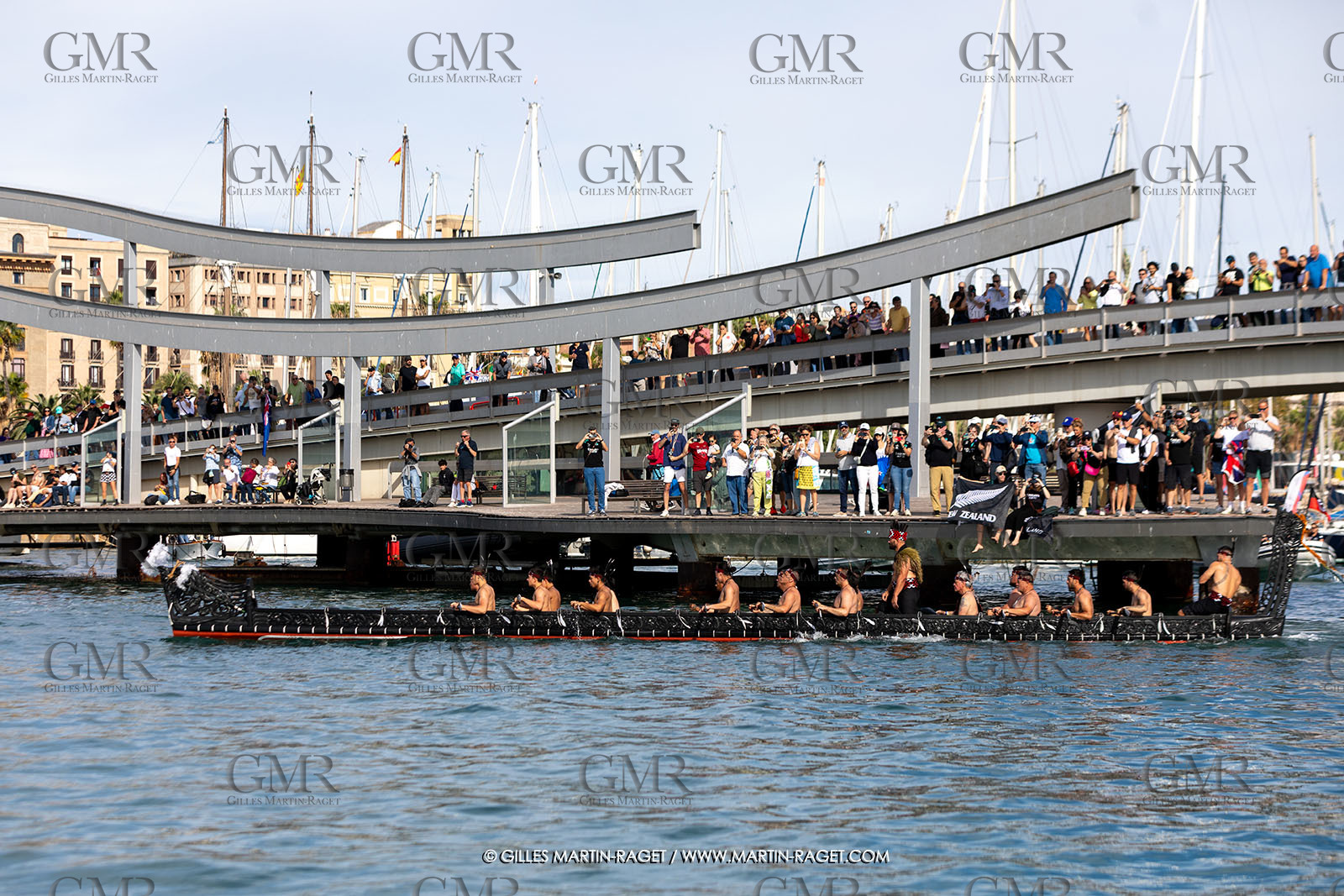 19 10 2024, Barcelona (ESP), Louis Vuitton 37th America's Cup, Final Match, Race Day 6, Dock out
