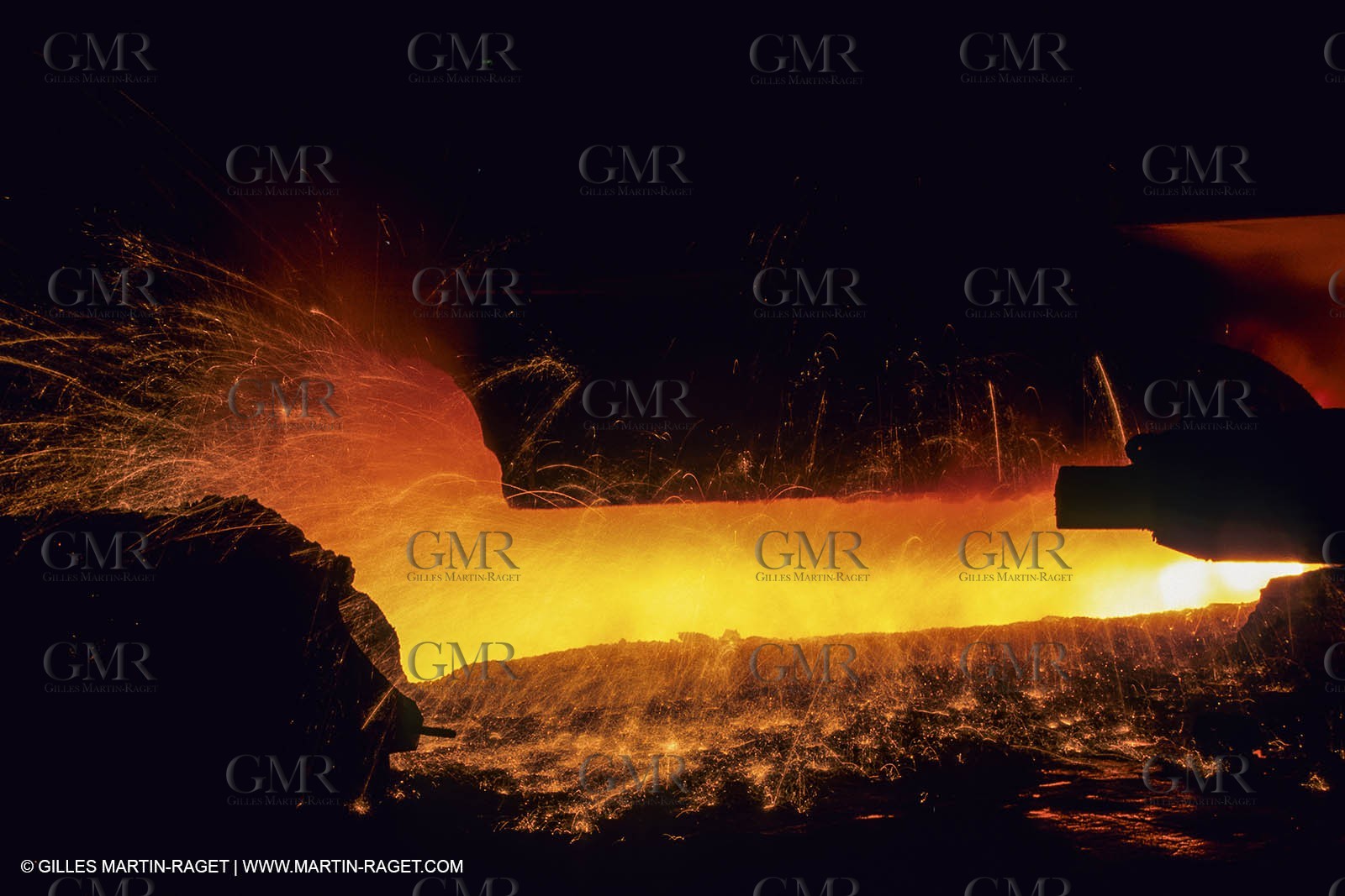 Fos mer - Sollac steel plant