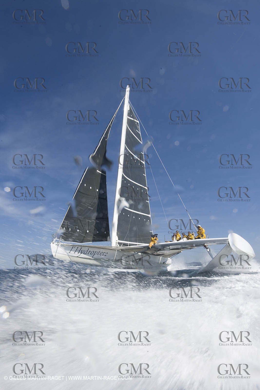 14 06 2008 - Toulon-Hyères (FRA,83) - 50 knots record attempt trials by l'Hydroptère