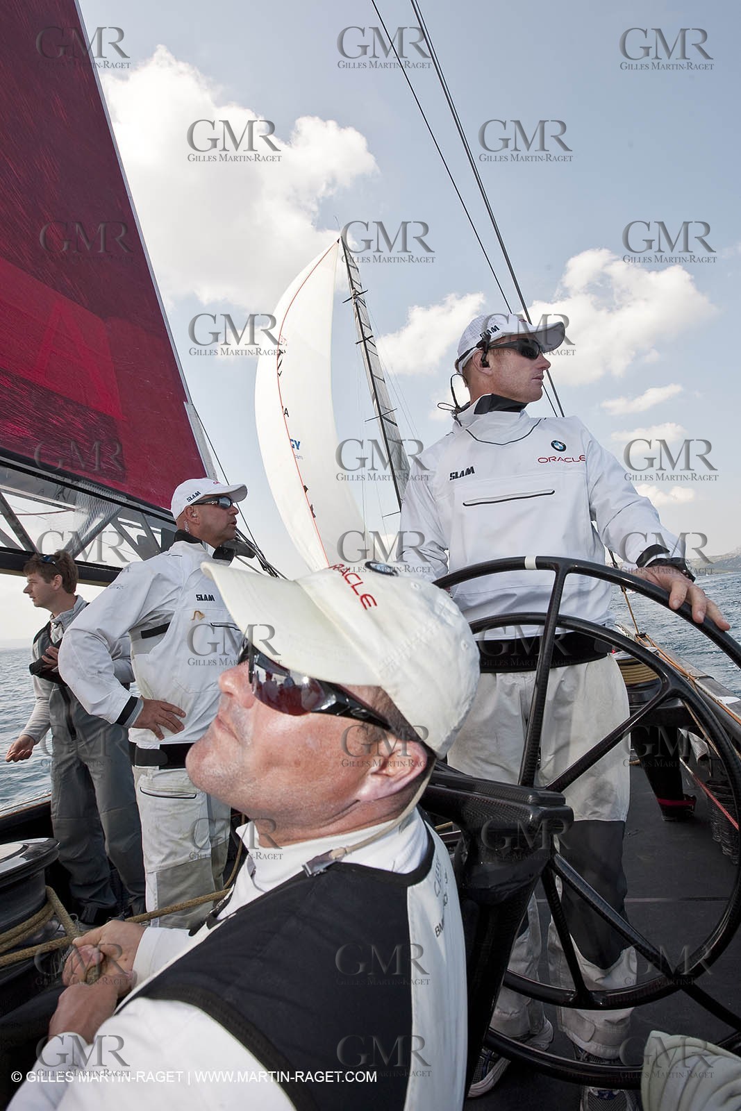 19 05 2010 - La Maddalena (ITA, Sardinia) Louis Vuitton Trophy - BMW ORACLE Racing - Training