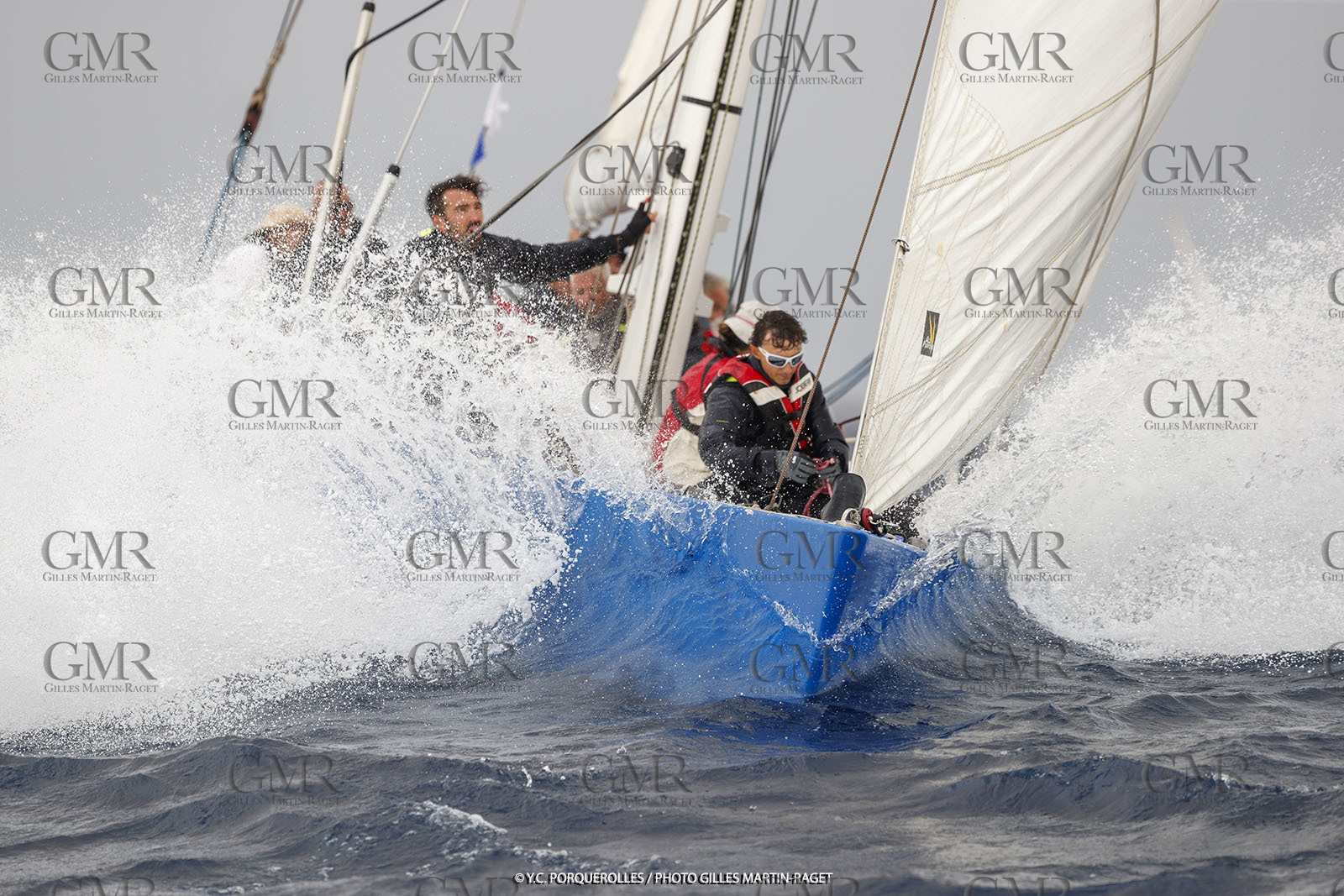 19 06 2024, Porquerolles Island (FRA), Championnat du monde des 12 m JI 2024, Race Day 1