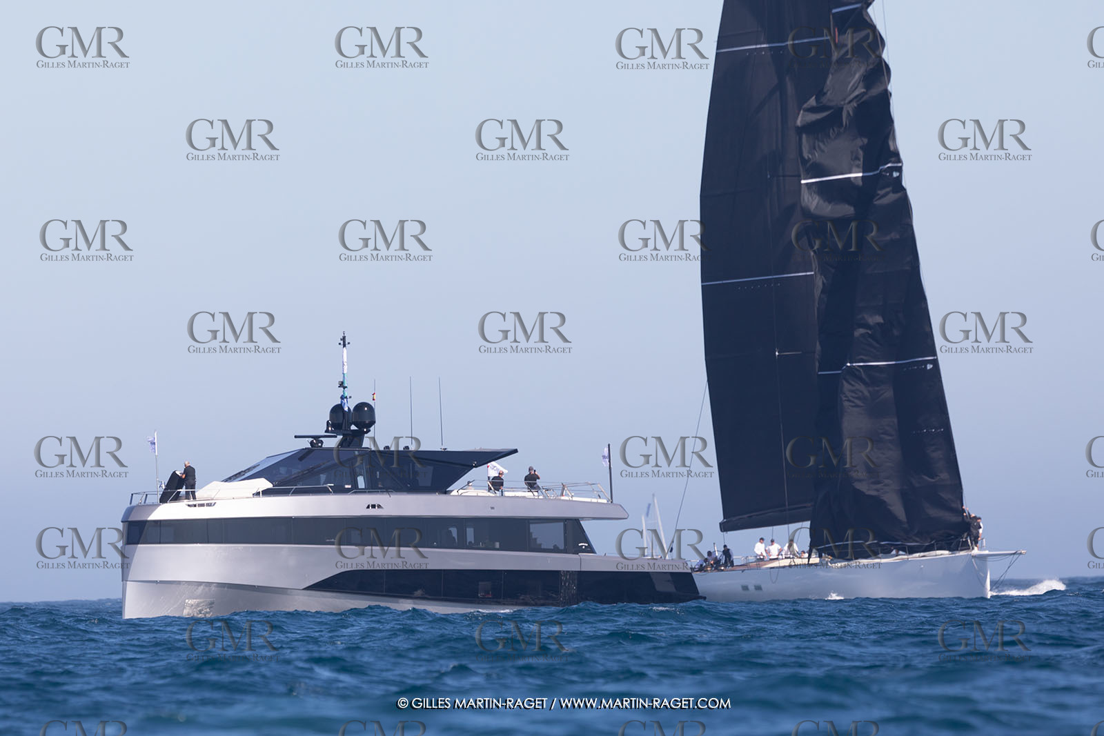 26 09 2024, Barcelona (ESP), 37th America's Cup, Louis Vuitton Cup Final, Race Day 1