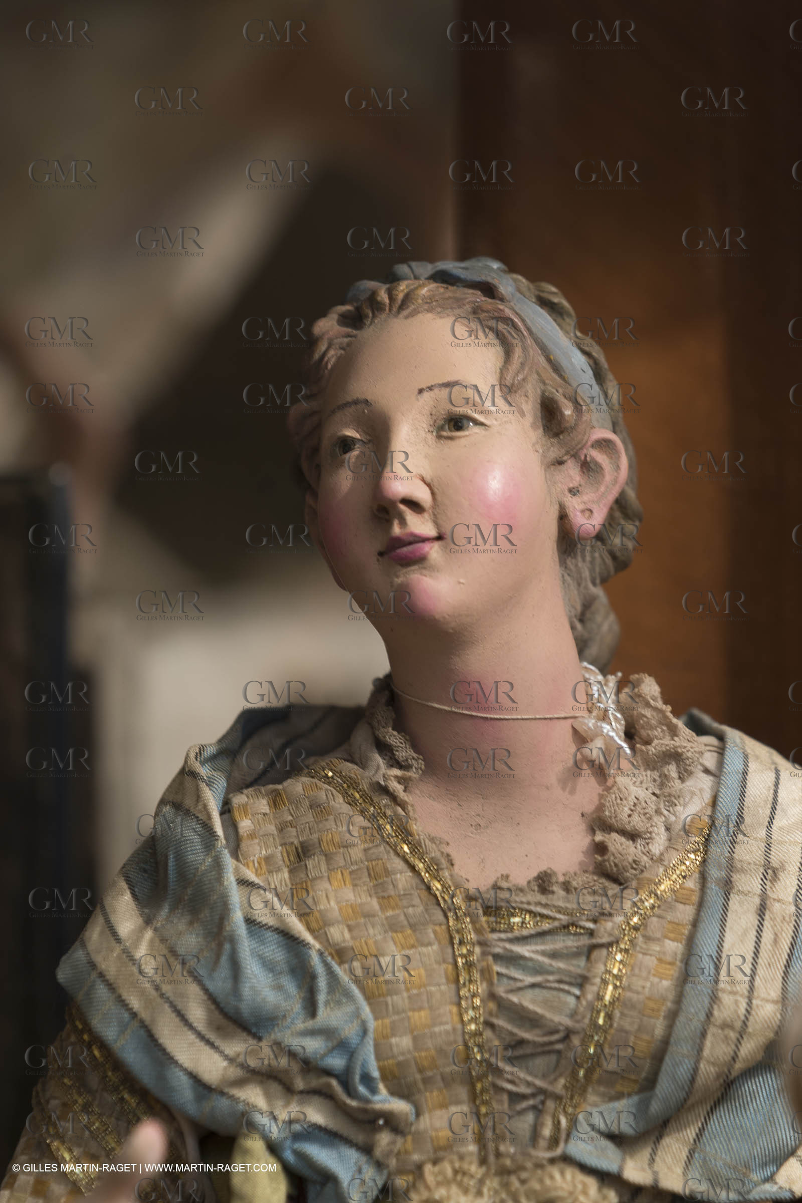 27 01 2018; L'isle sur Sorgue (FRA; 84); Les antiquaires; Crèche et santons de Jean-Jacques Bourgeois