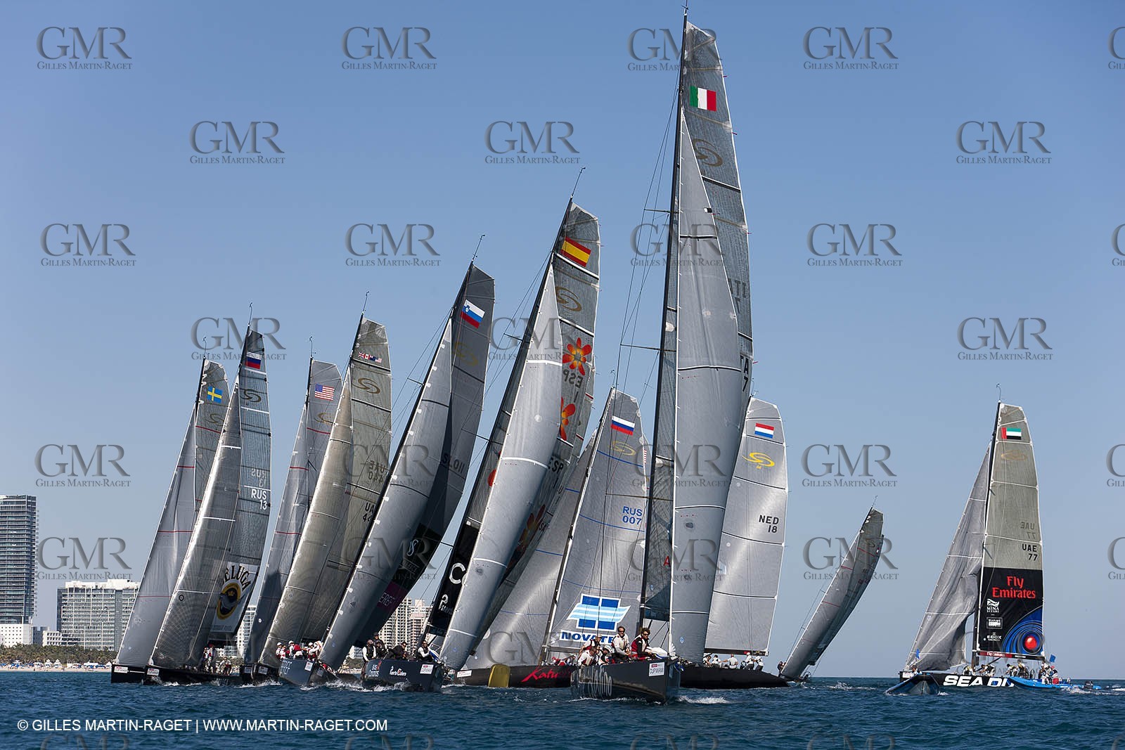 12 12 2010 - Miami (USA, FLA) - 2010 RC 44 World Champîonship - Oracle RC 44 Cup Miami - Final day - Fleet racing