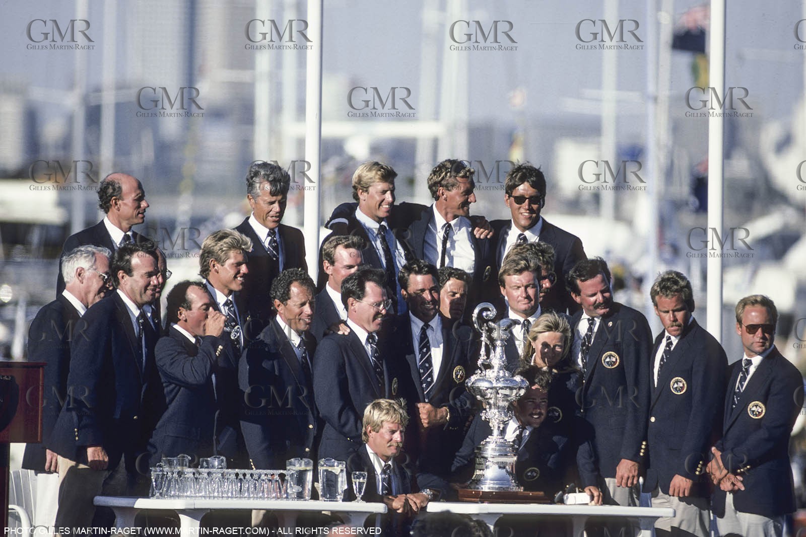 Sailing, Yacht Racing, 26th America's Cup Fremantle 1987, Stars and Stripes
