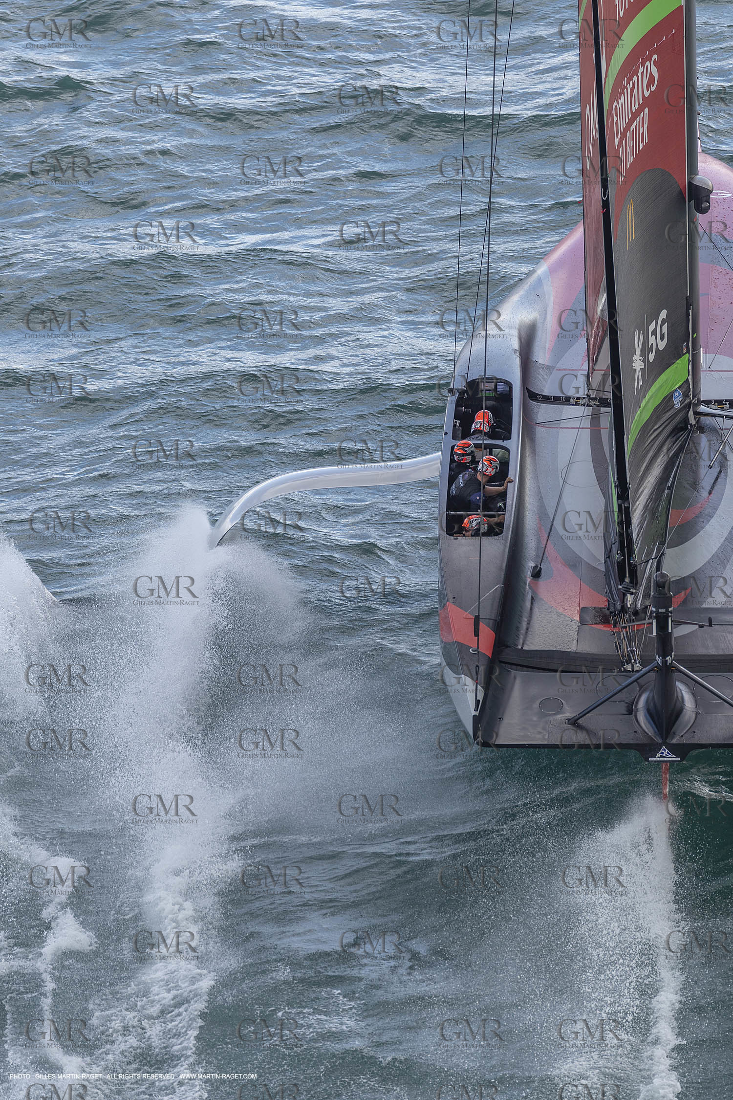 10 12 2020 - Auckland (NZL) - 36th America's Cup - Practice Sessions - Day 2 - Emirates Team New Zealand