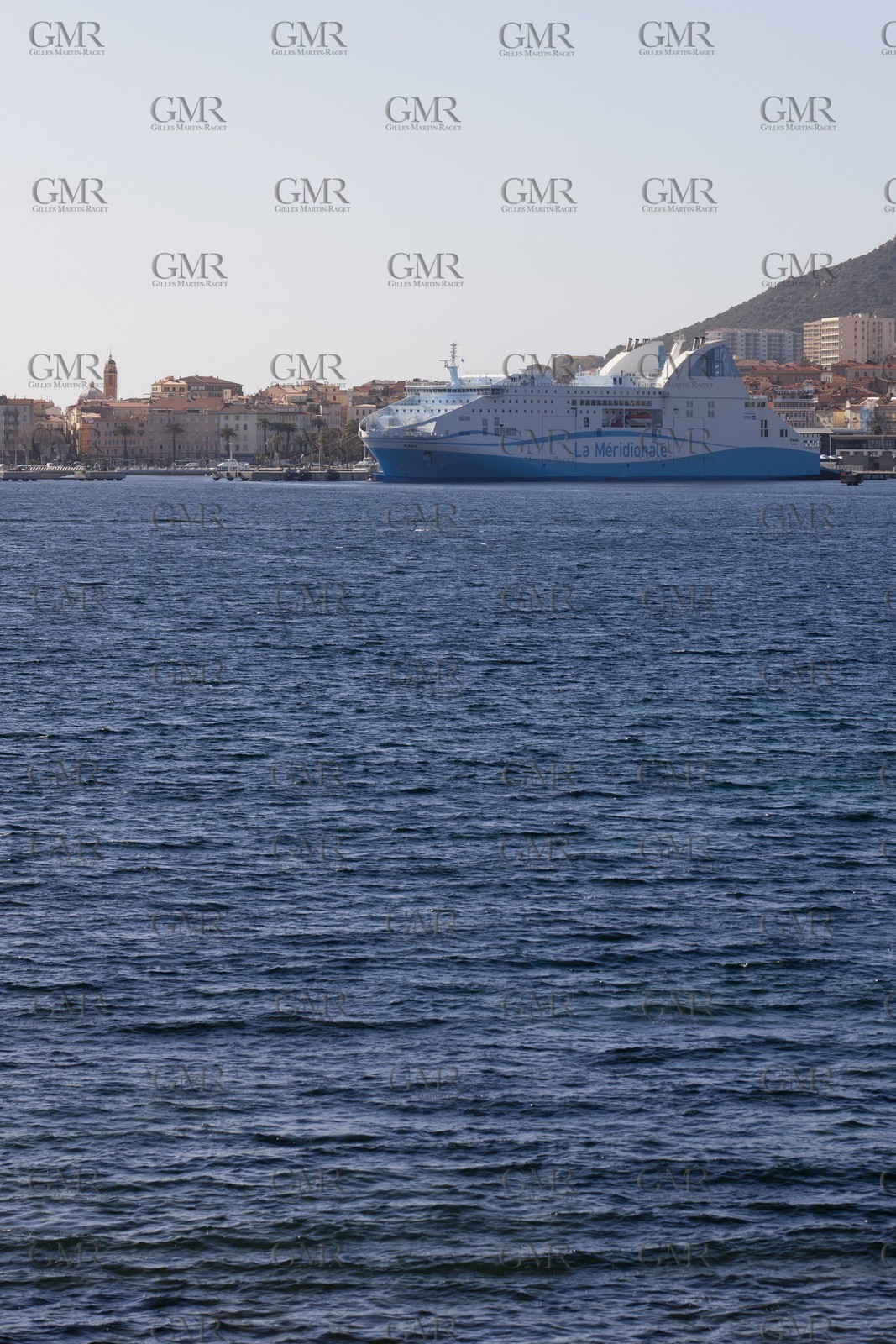 16 02 2012 - Ajaccio (FRA, Corse) -  La Méridionale shipping company- Piana at Ajaccio