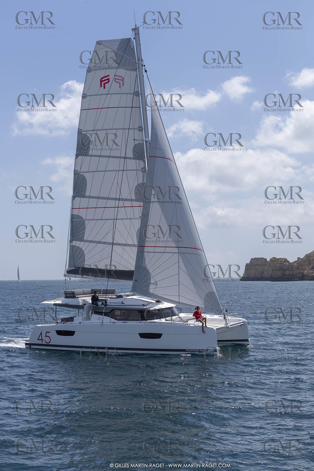 08 07 2019, Lagos (Portugal), Chantier Fountaine-Pajot, Fountaine-Pajot 45
