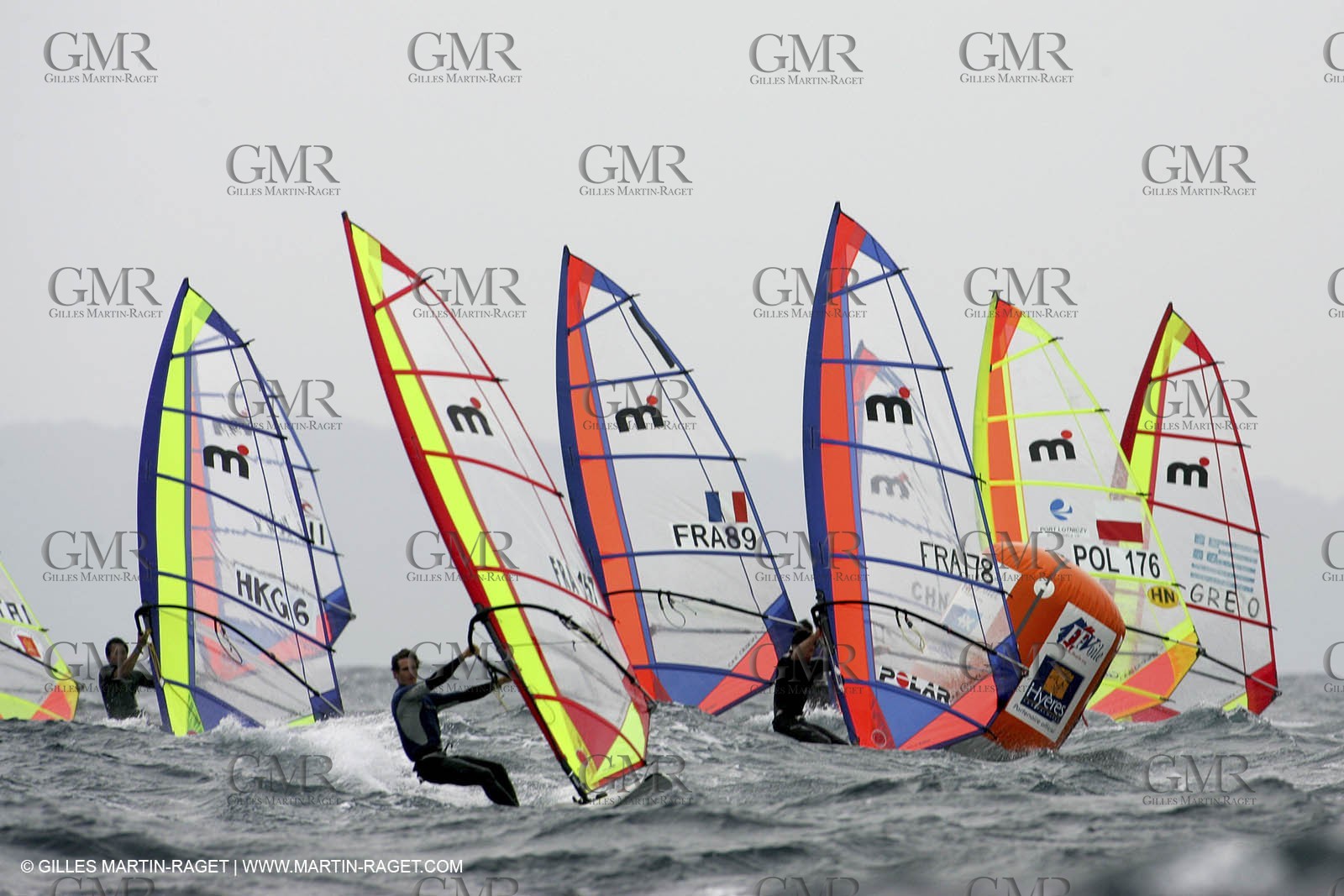 Semaine Olympique Française de Voile 2005 - Jour 1 - Mistral