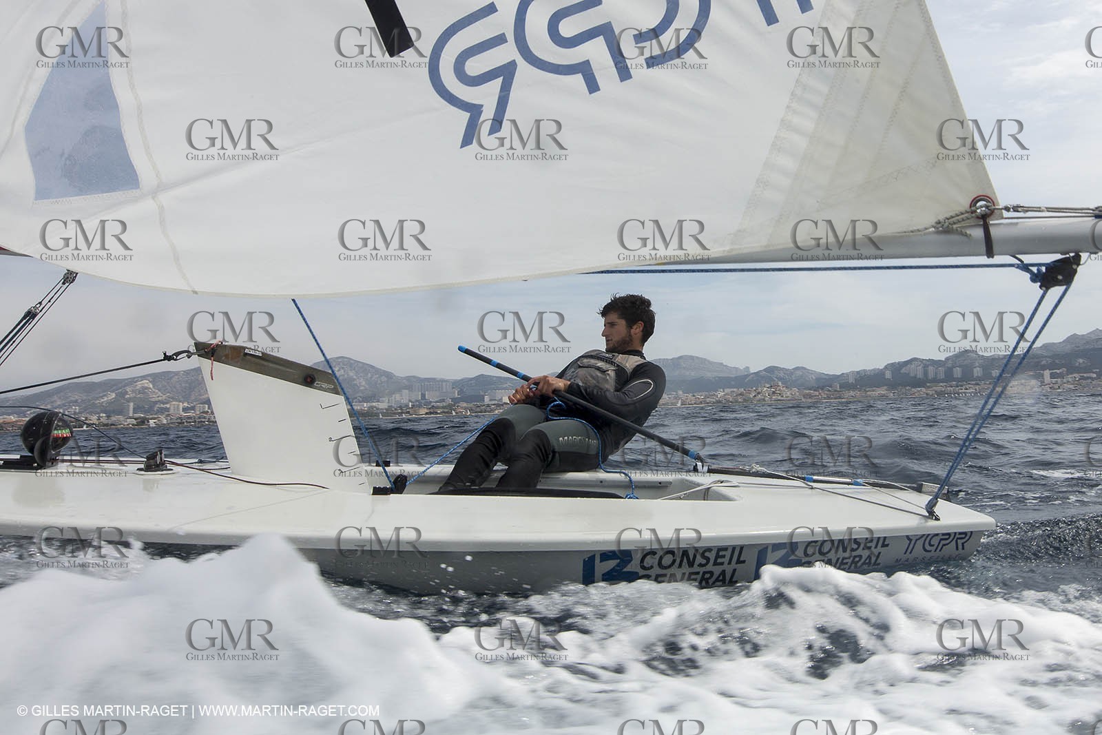 Laser Europa Cup 2014 - Training day - Antony Munoz (FRA)  Marseille (FRA,13) - 11 04 2014
