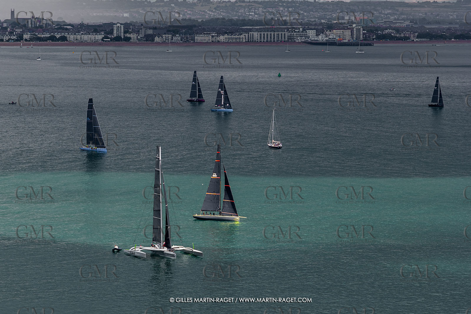 19 07 2025, Cowes (UK, IOW), Admiral's Cup 2025, Channel Race Start