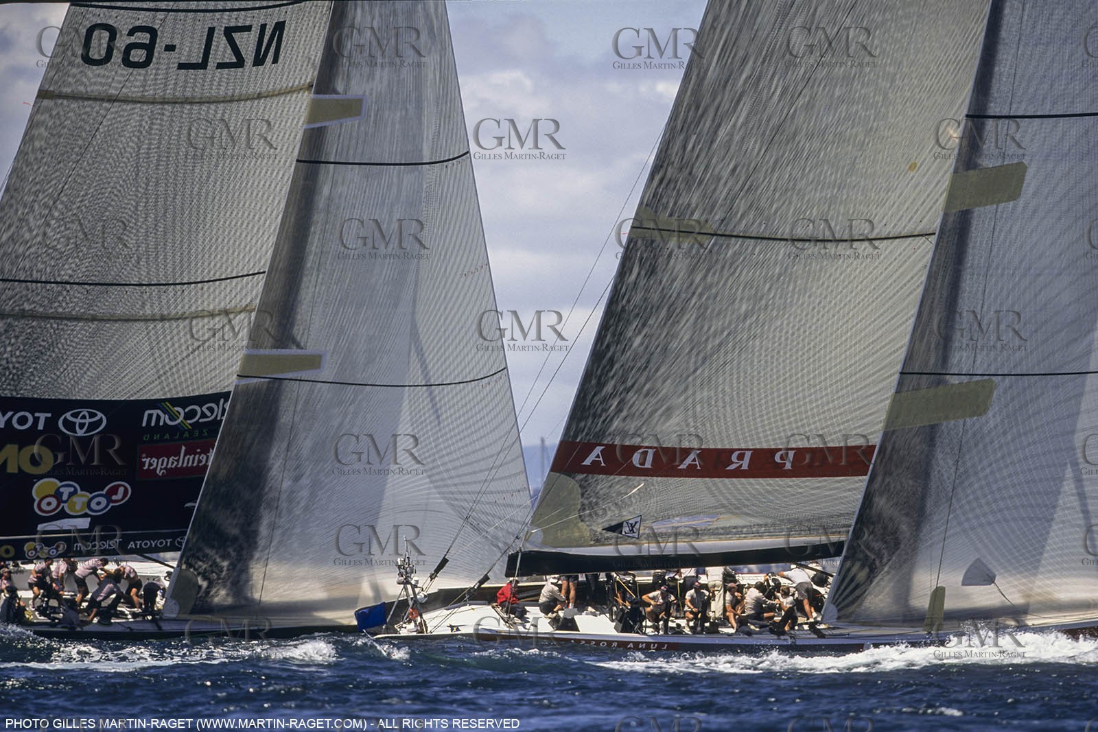 Yacht racing, 30th America's Cup 2000, Auckland (NZL), Luna Rossa