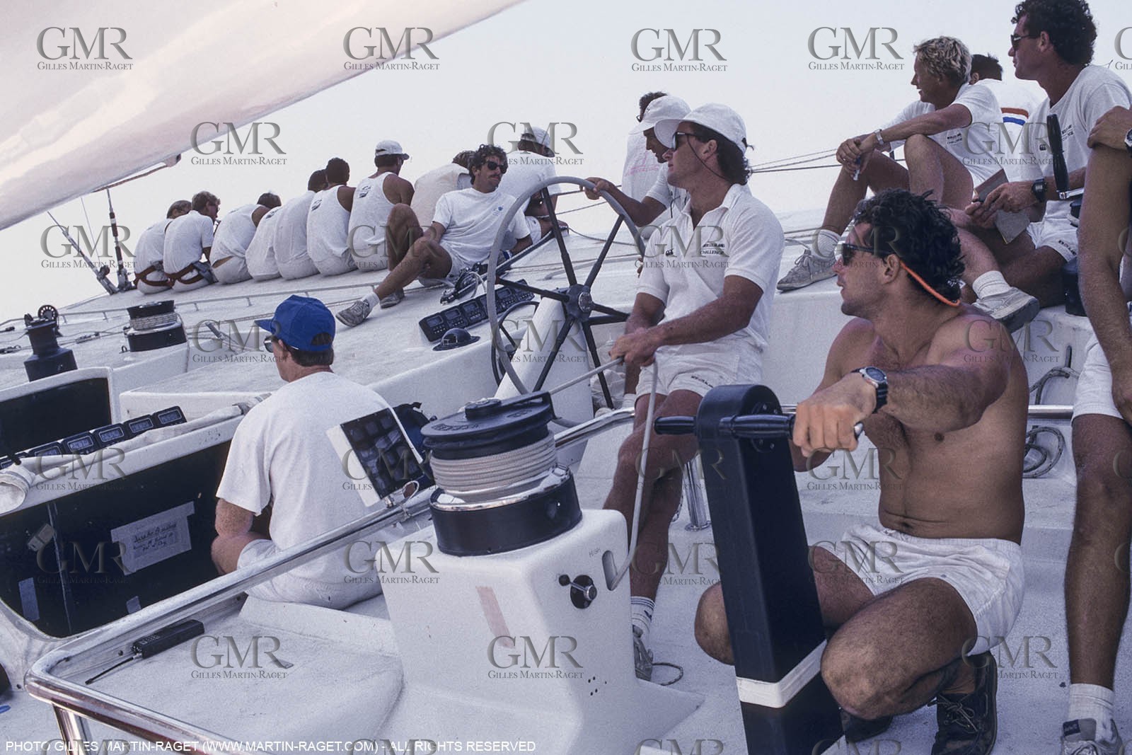 Sailing, Yacht Racing, America's Cup XXVII, San Diego (USA,CA) 1988, Stars & Stripes Vs New Zealand