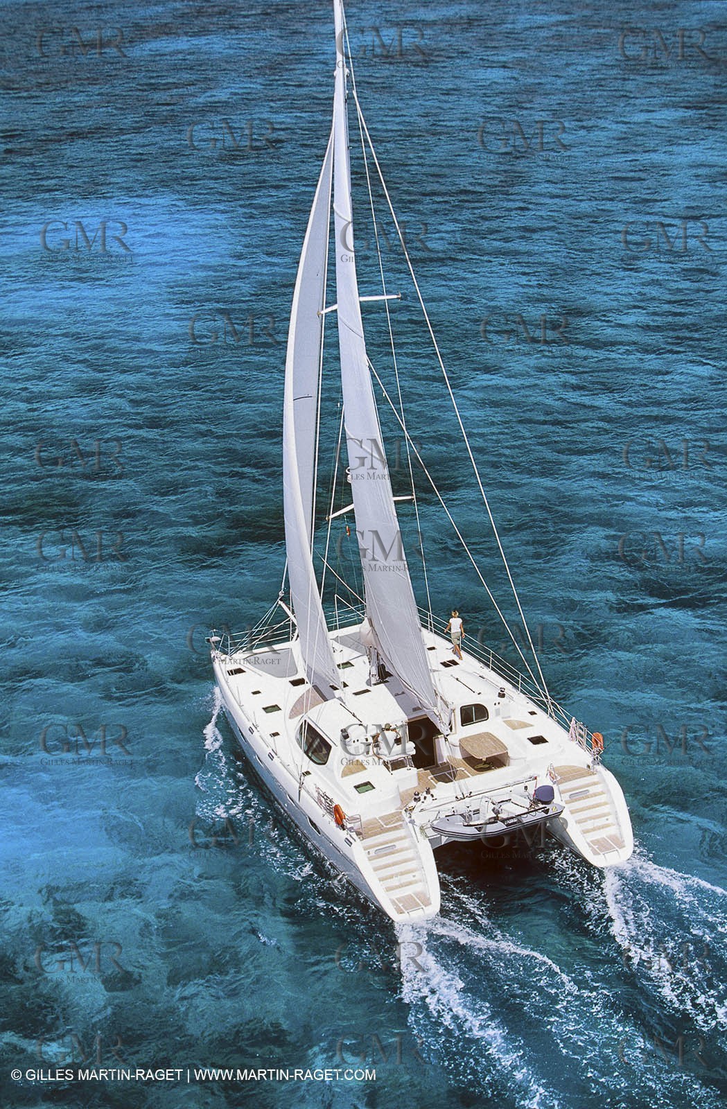 Cruising multihull sailing