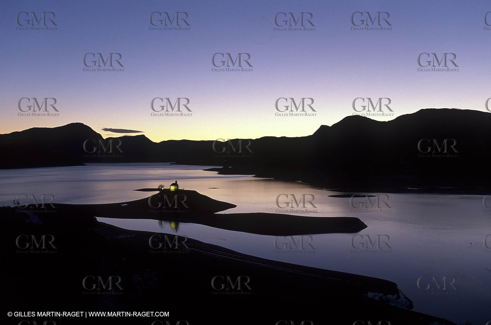 France - Southern Alps - Serre Ponçon Lake - Savines church
